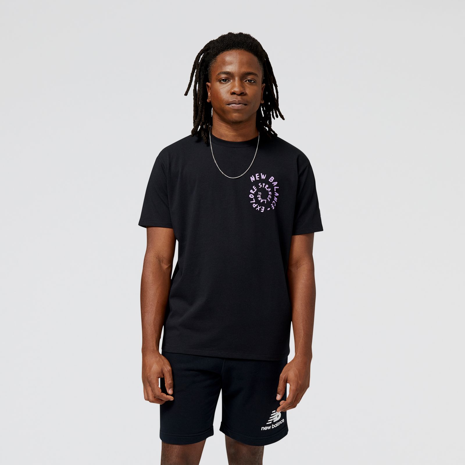 New Balance Remera AT Graphic 2 MT23509, Black, swatch