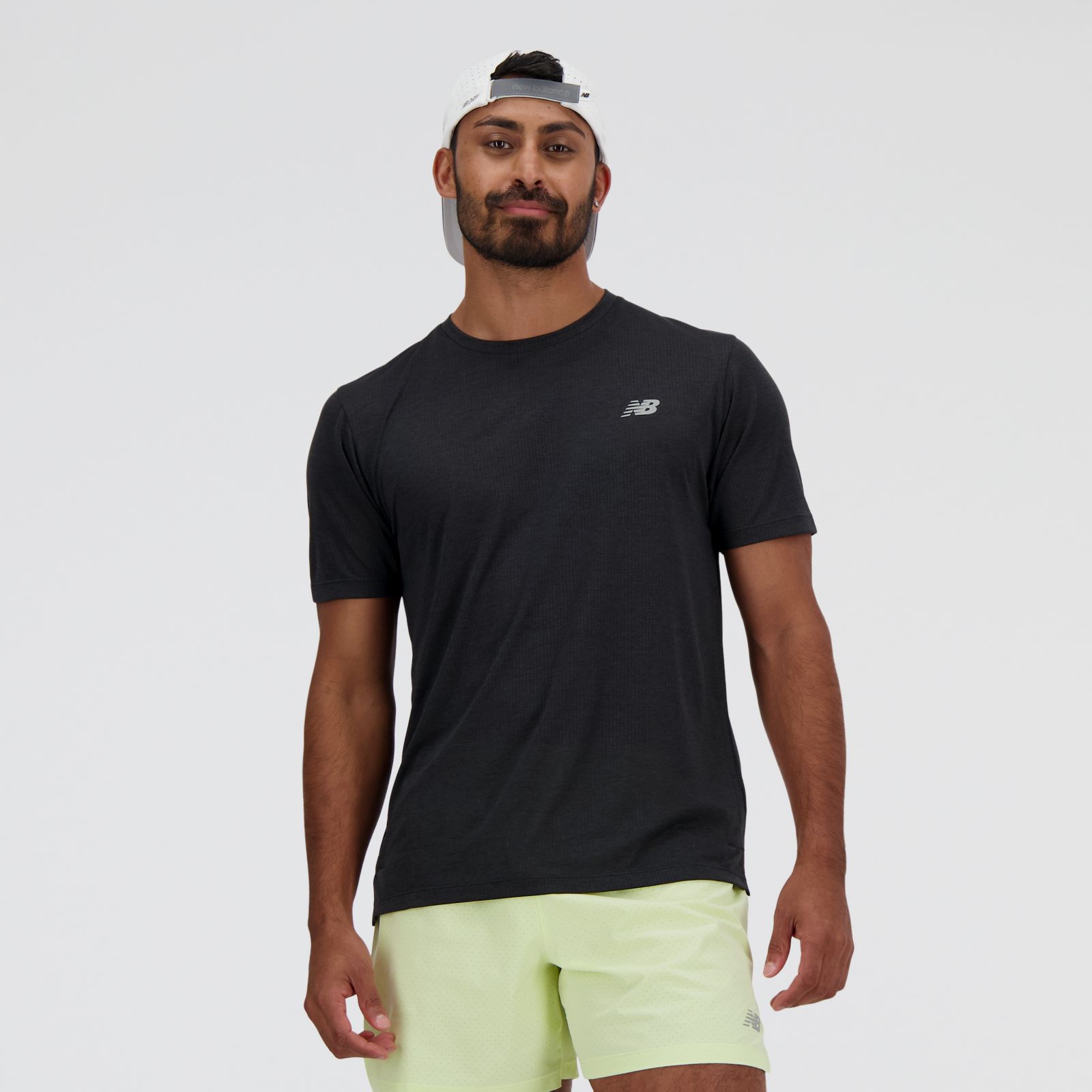 New Balance Remera Athletics T-Shirt MT41253, Black, swatch