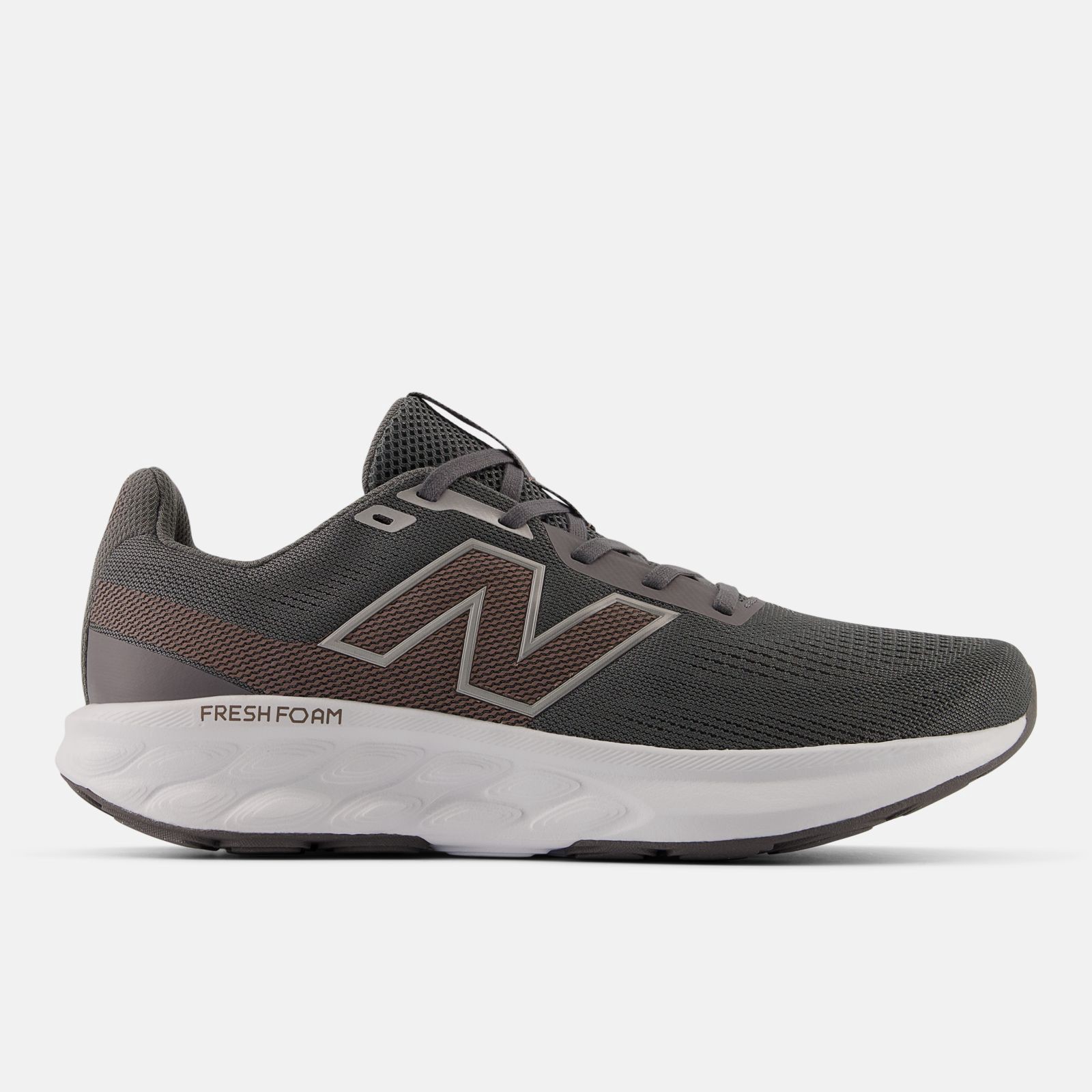New Balance Fresh Foam 520 v9, Castlerock/Earth Shadow/Urgent Red, swatch