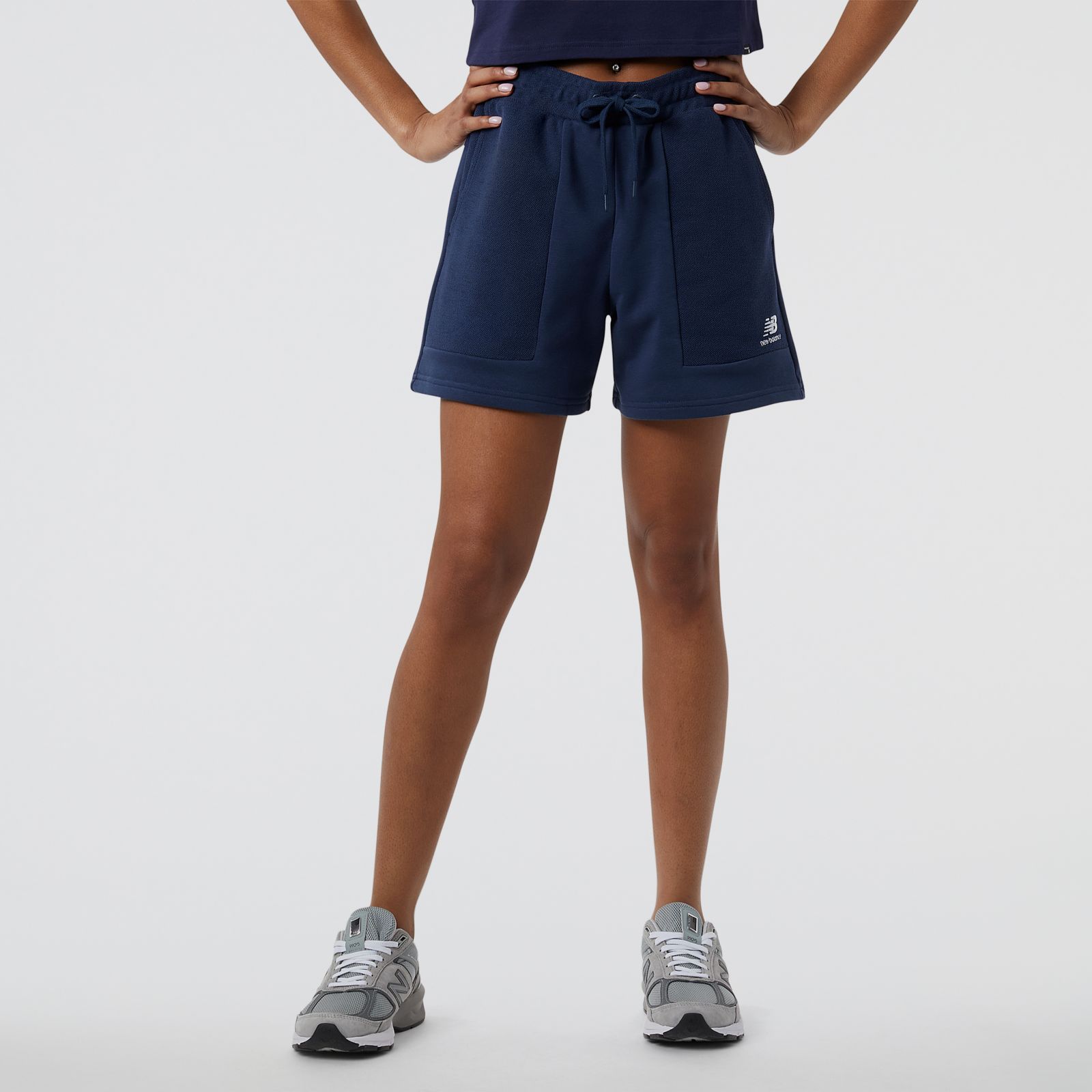 New Balance Short Athletics WS23500, Navy, swatch