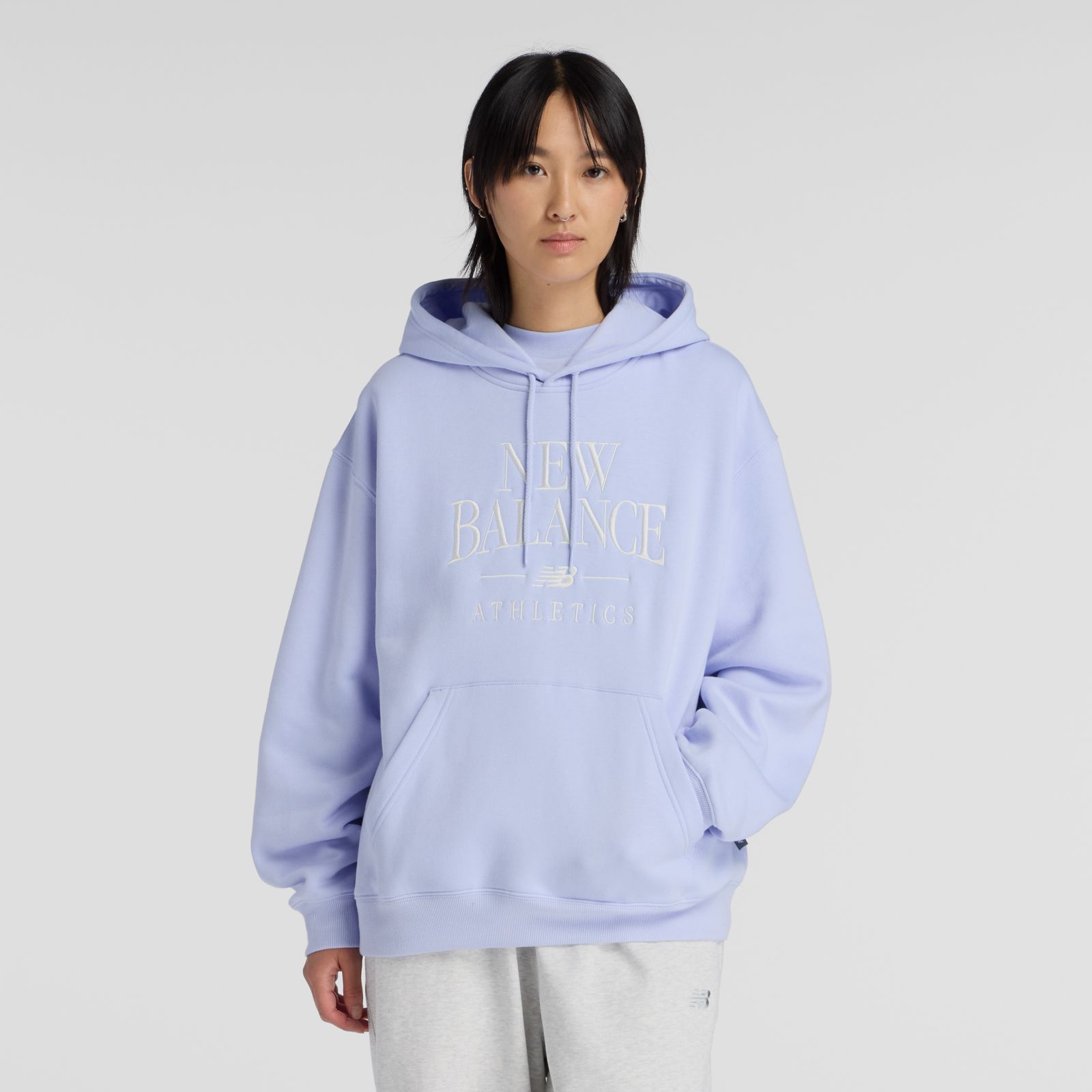 New Balance Buzo Trackside Fleece Hoodie WT61U6QS, Daybreak, swatch