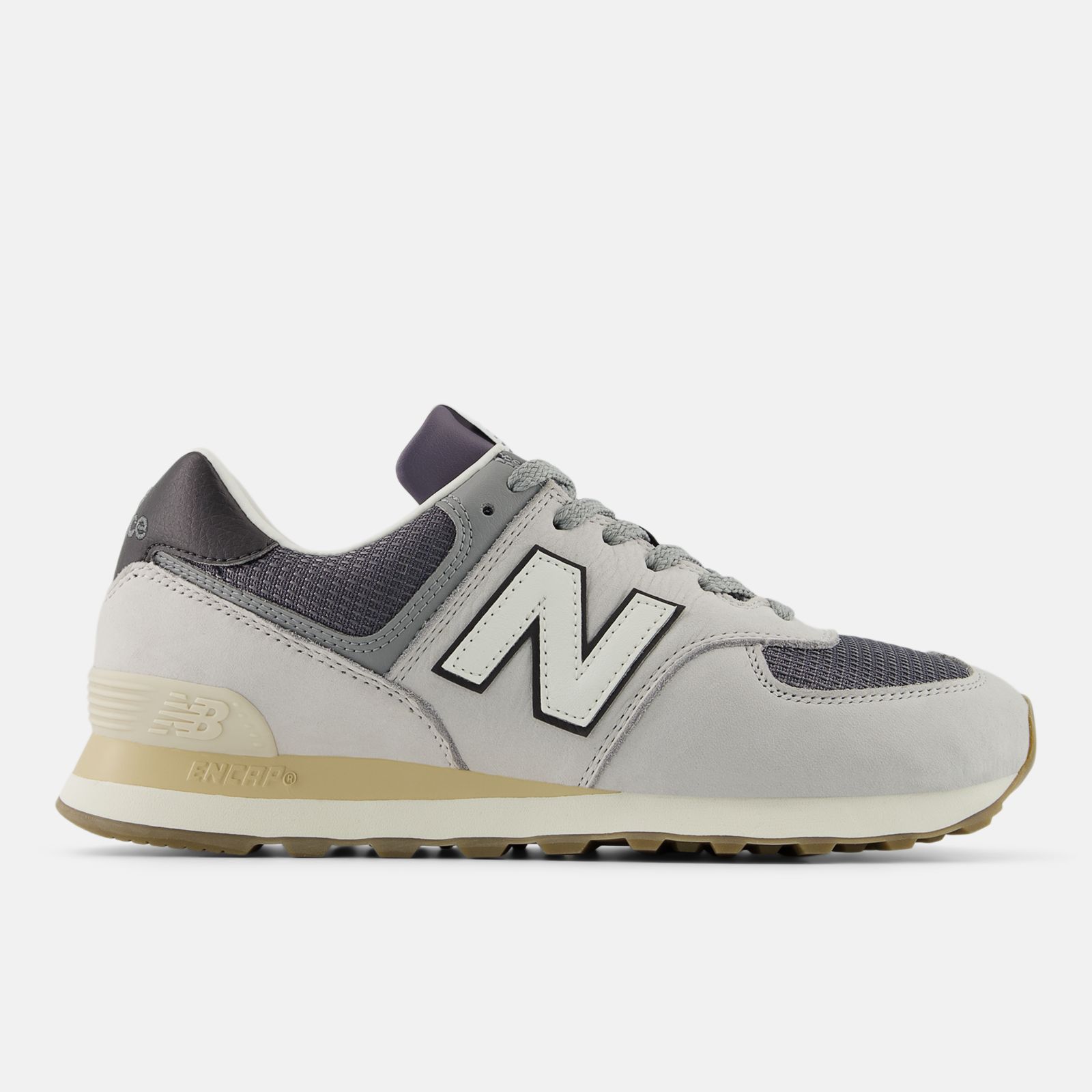 New Balance 574, Grey Matter/Dark Silver Metallic, swatch