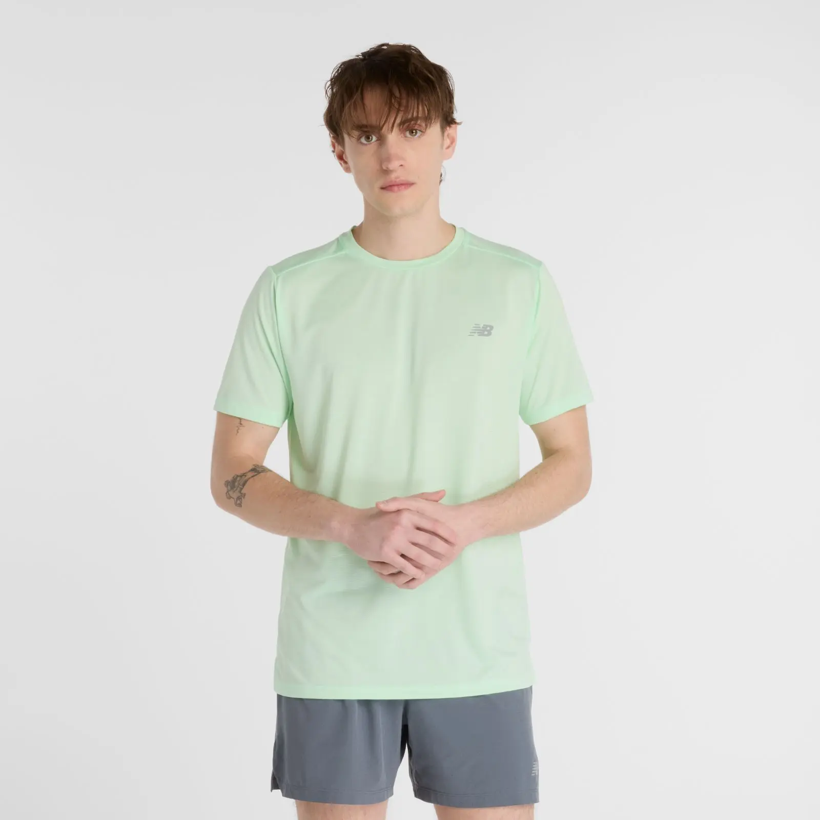 New Balance Remera Sport Essentials T-Shirt MT41222, Lab Green, swatch