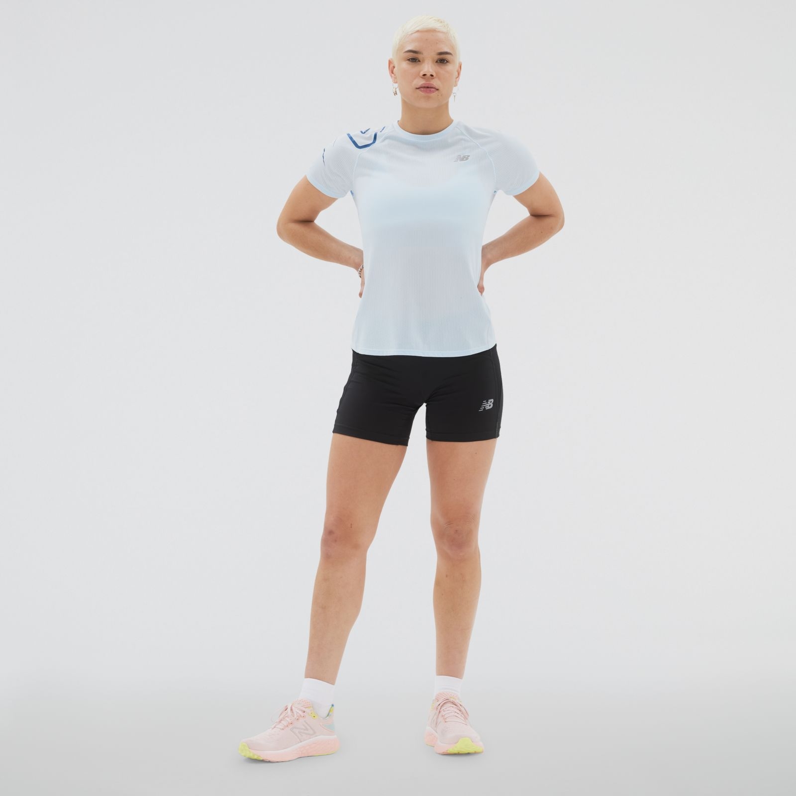 New Balance Calza Corta Impact Run Fitted WS21272, Black, large