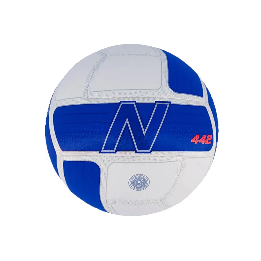 New Balance Pelota 442 Team Match Football FB23001GW, white/blue, swatch
