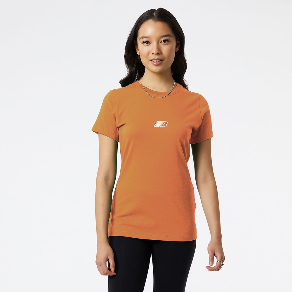 New Balance Remera Essentials WT23515, Orange, swatch