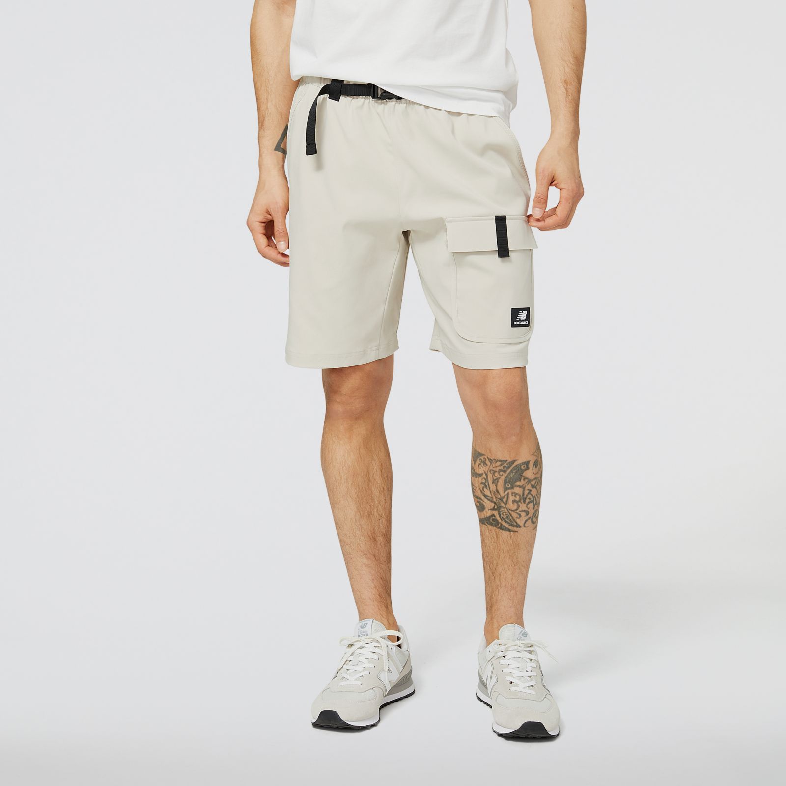 New Balance Short  AT MS23501, Sand, swatch