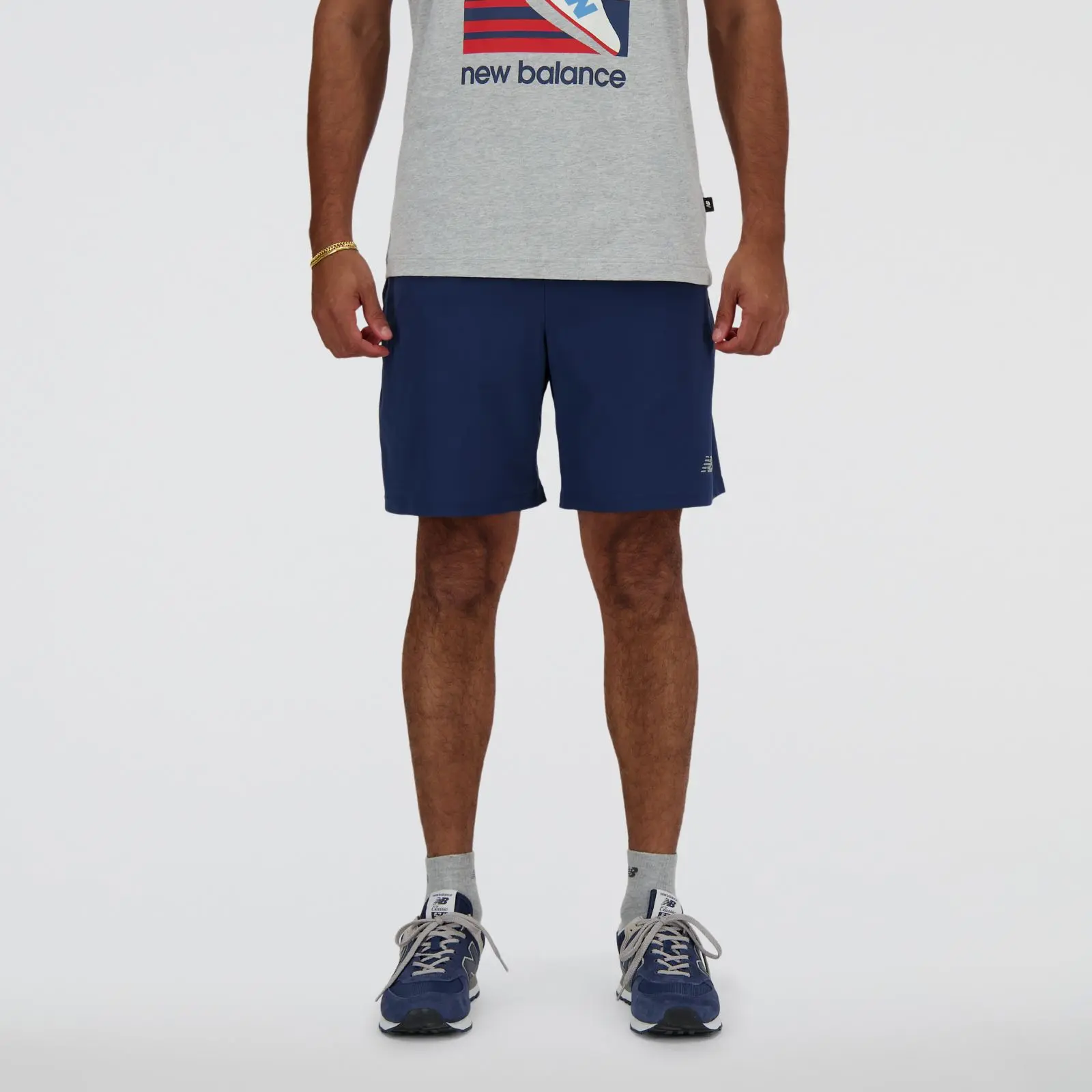New Balance Short Sport Essentials 7" MS41232, Navy, swatch