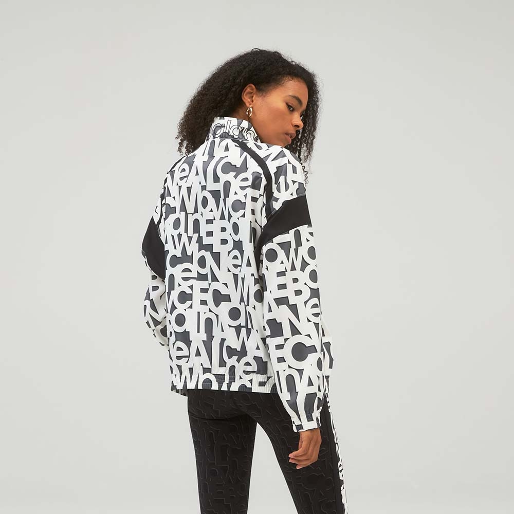 New Balance Campera Relentless Printed Woven WJ13173BK, Black/White, large