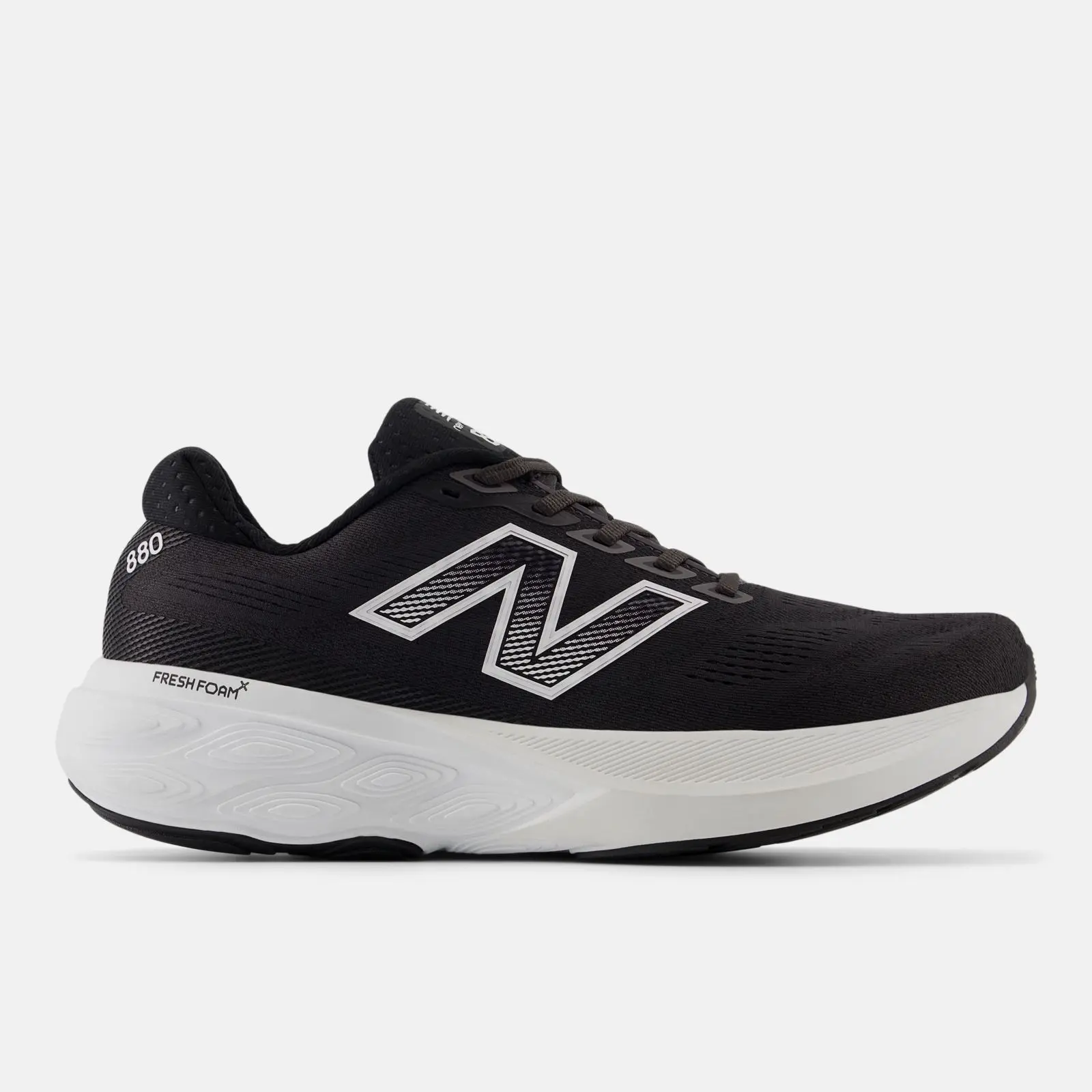 New Balance Fresh Foam X 880v15, Black/White/Reflection, swatch