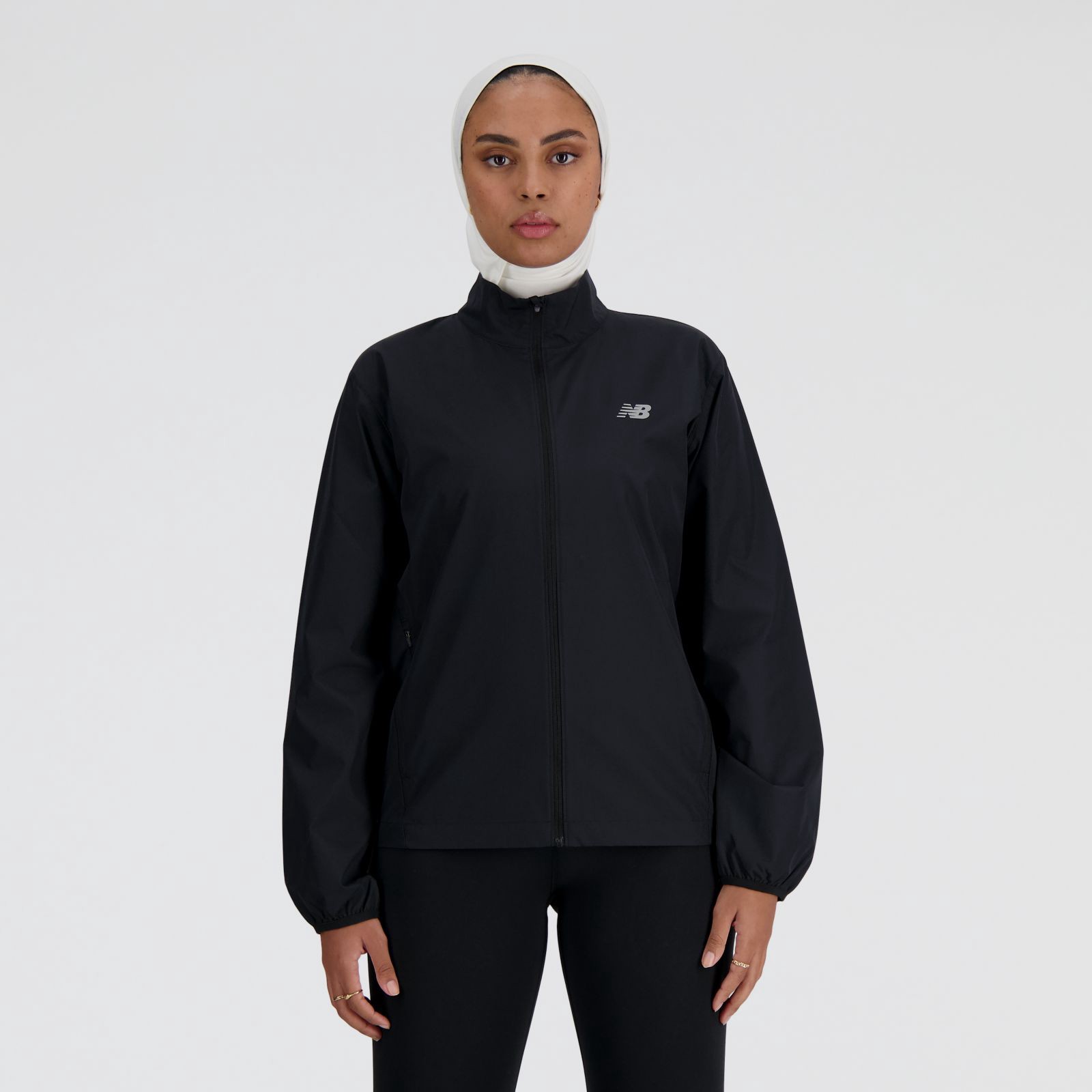 New Balance Campera Iconic Collegiate wove WJ41508, black, swatch