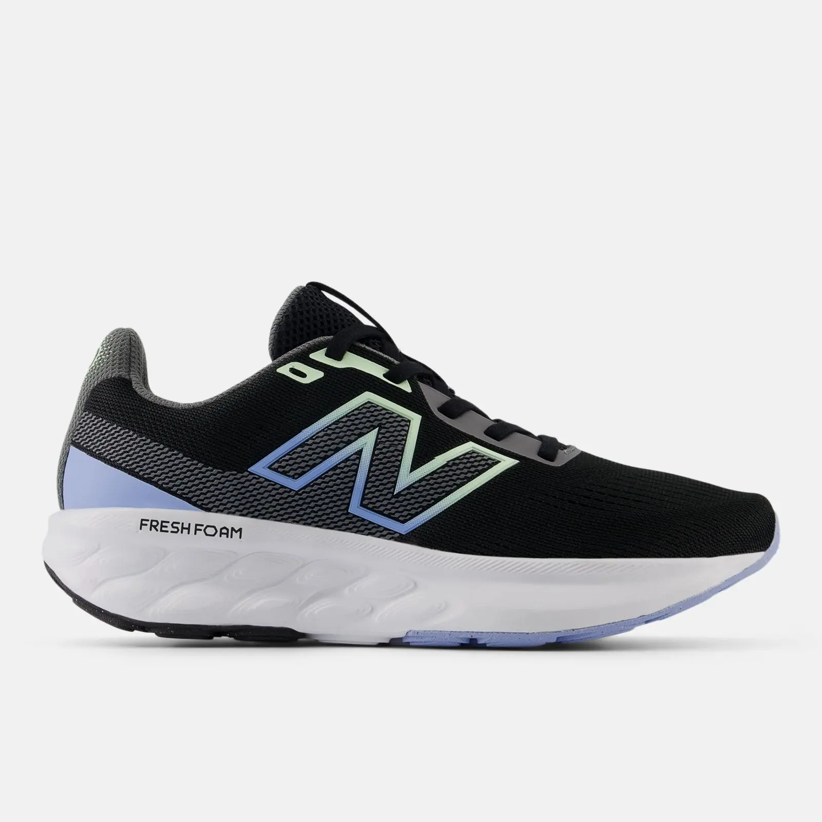 New Balance Fresh Foam 520 v9, Black/Light blue, swatch
