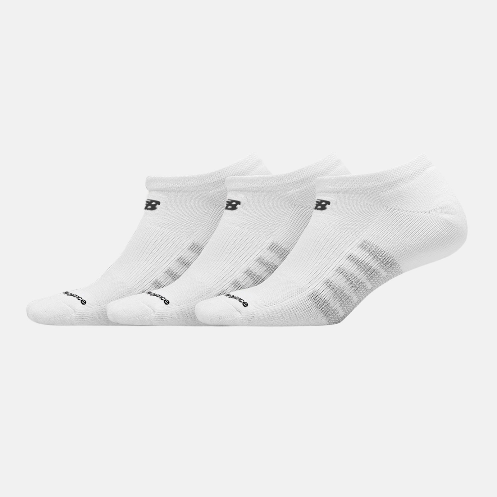 New Balance Medias Performance No Show N5010 Pack x 3, White, swatch