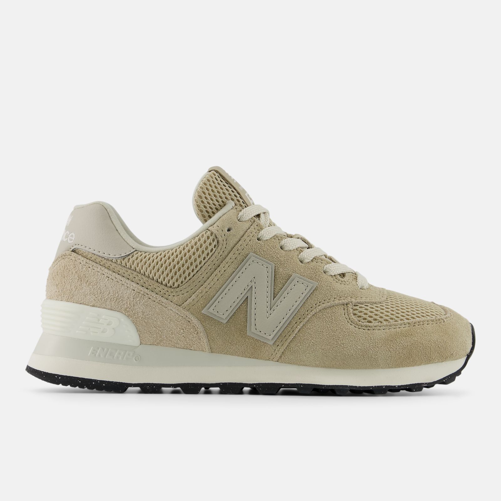 New Balance 574, Beige/White, swatch