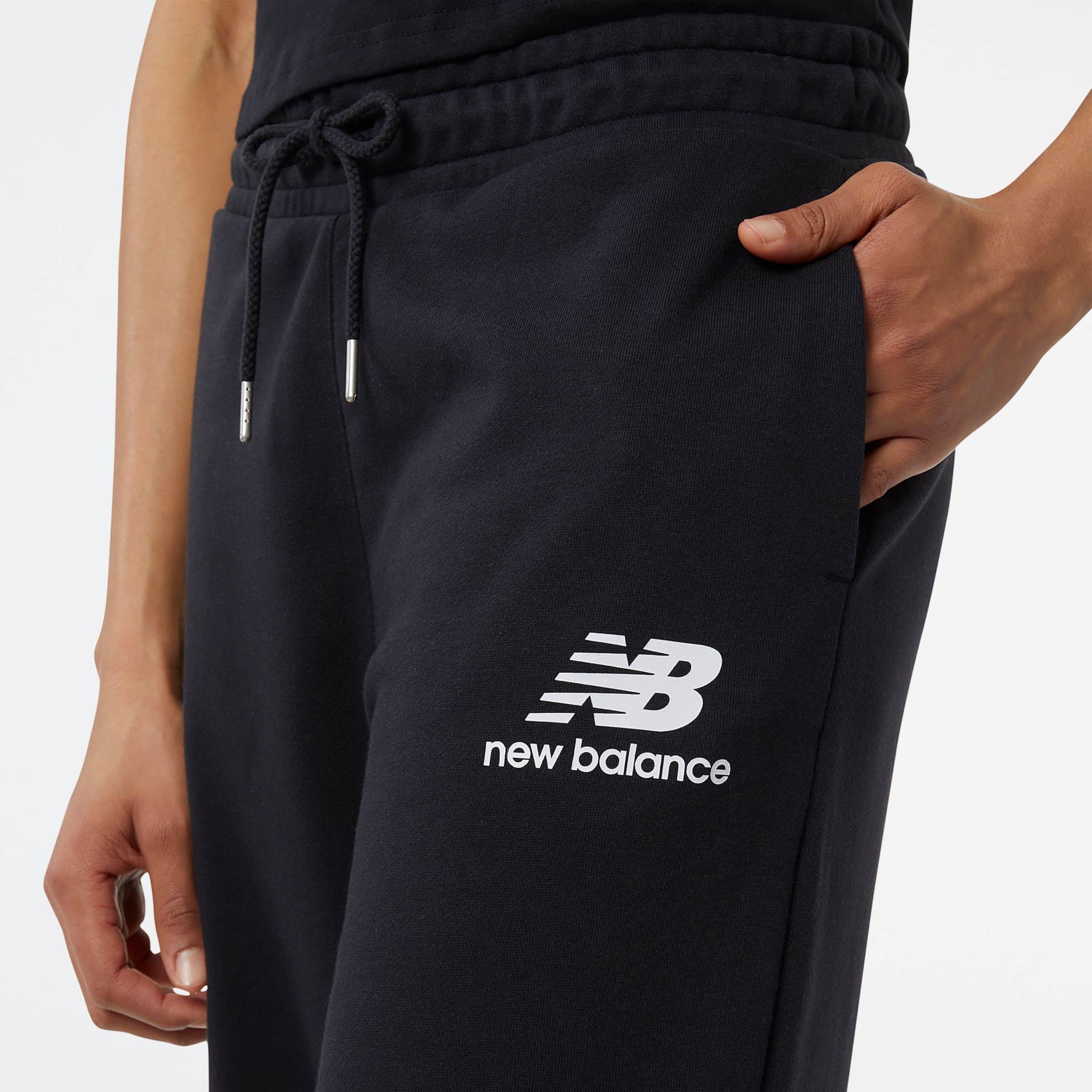New Balance Pantalón Essentials Wide Legged  WP23516, Black, large