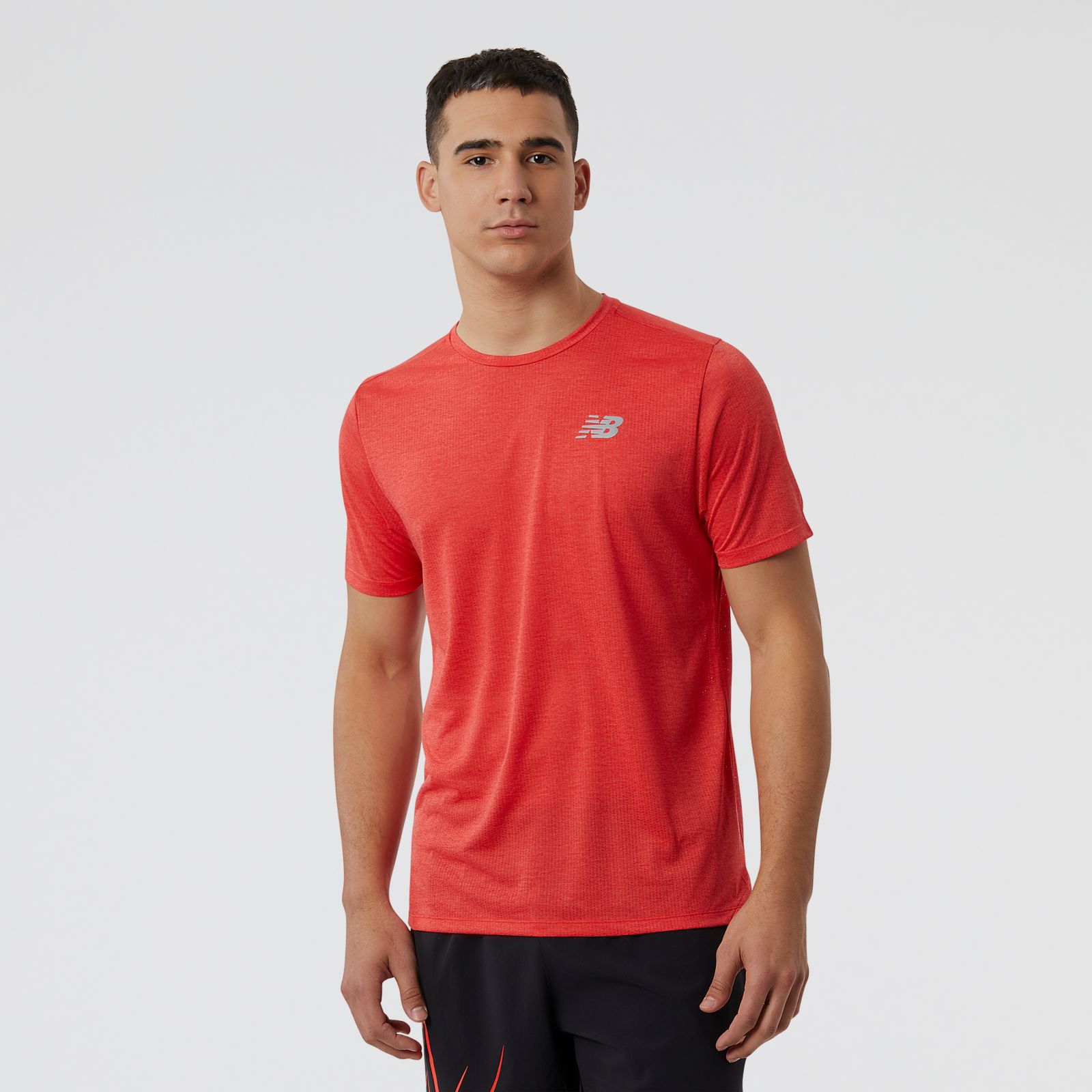 New Balance Remera Impact Run MT21262, Red, swatch