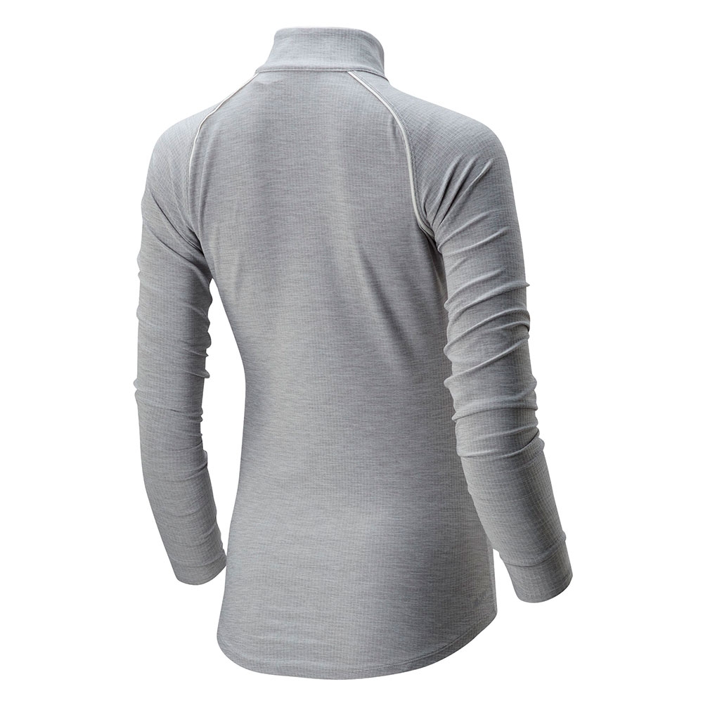 New Balance WT01137AG TRANSFORM 1/2 ZIP, Grey, large