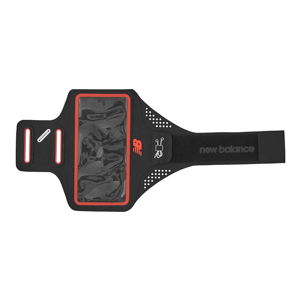 New Balance Brazalete Running Phone Pouch LAB13137, Red, swatch