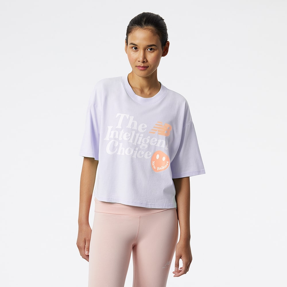 New Balance Remera Essentials Endless Dayz WT21521, Lila, swatch