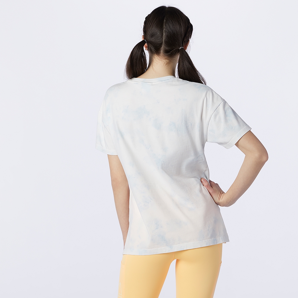 New Balance Remera All Terrain Tie Dye WT13527, White, large