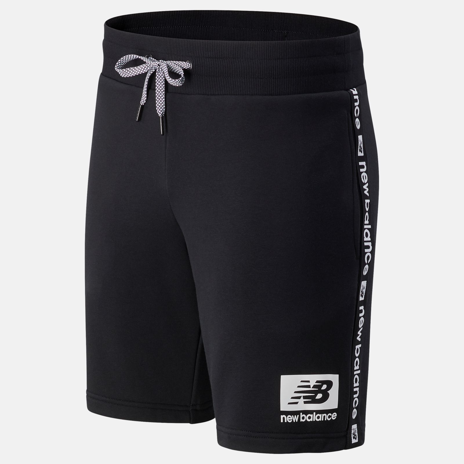 New Balance Short Essentials Winterized Fleece MS13504, Black, large