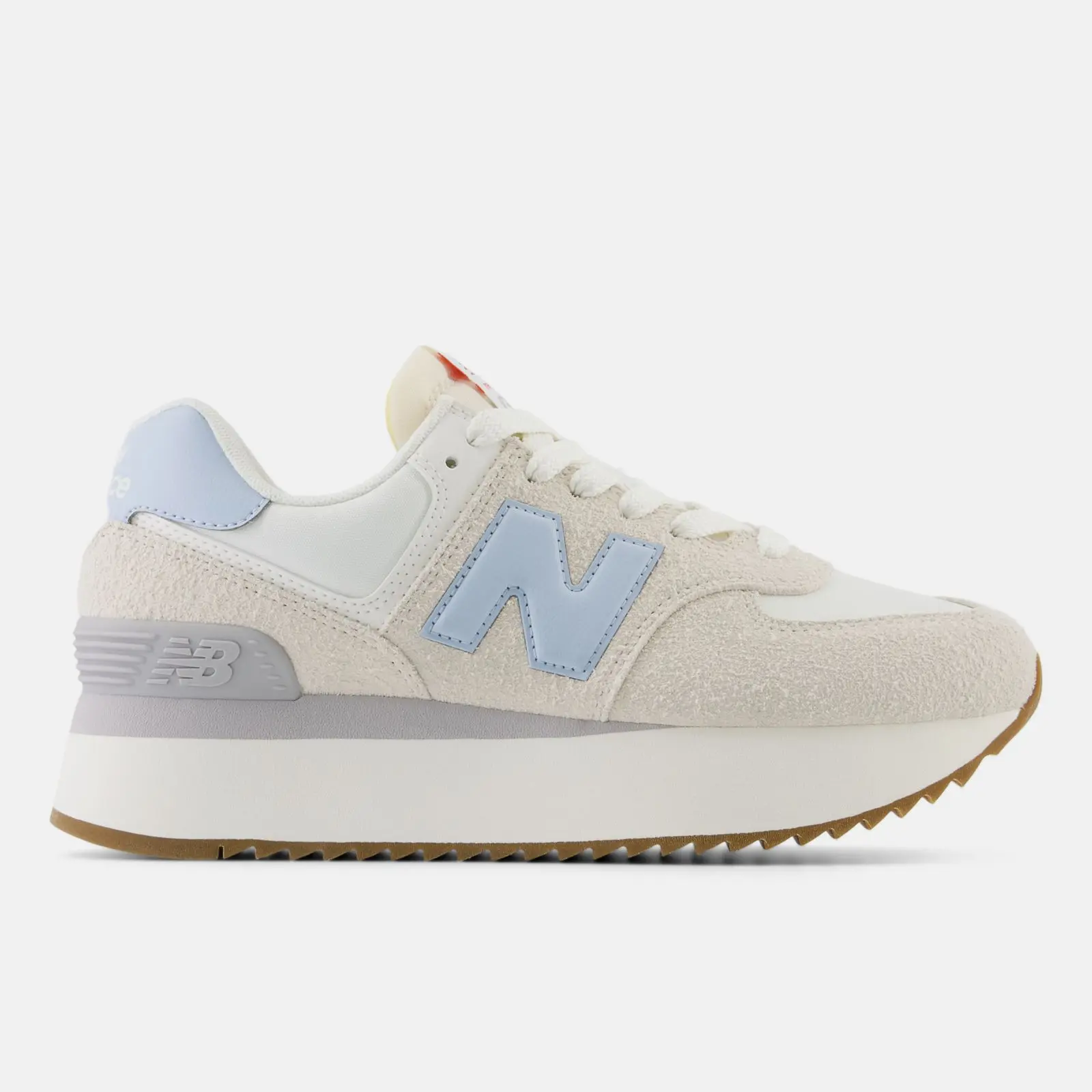 New Balance 574+, moonbeam/light blue, swatch