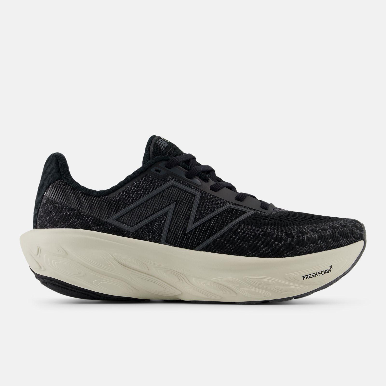 New Balance Fresh Foam X 1080 v14, Black/Phantom/Sea Salt, swatch