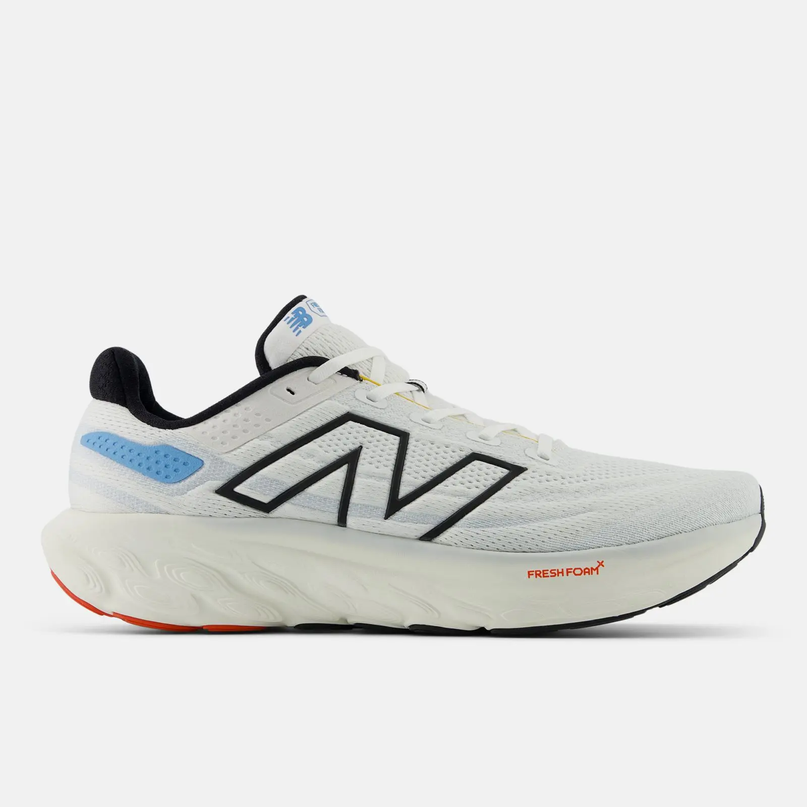 New Balance Fresh Foam X 1080 v13, white black, swatch
