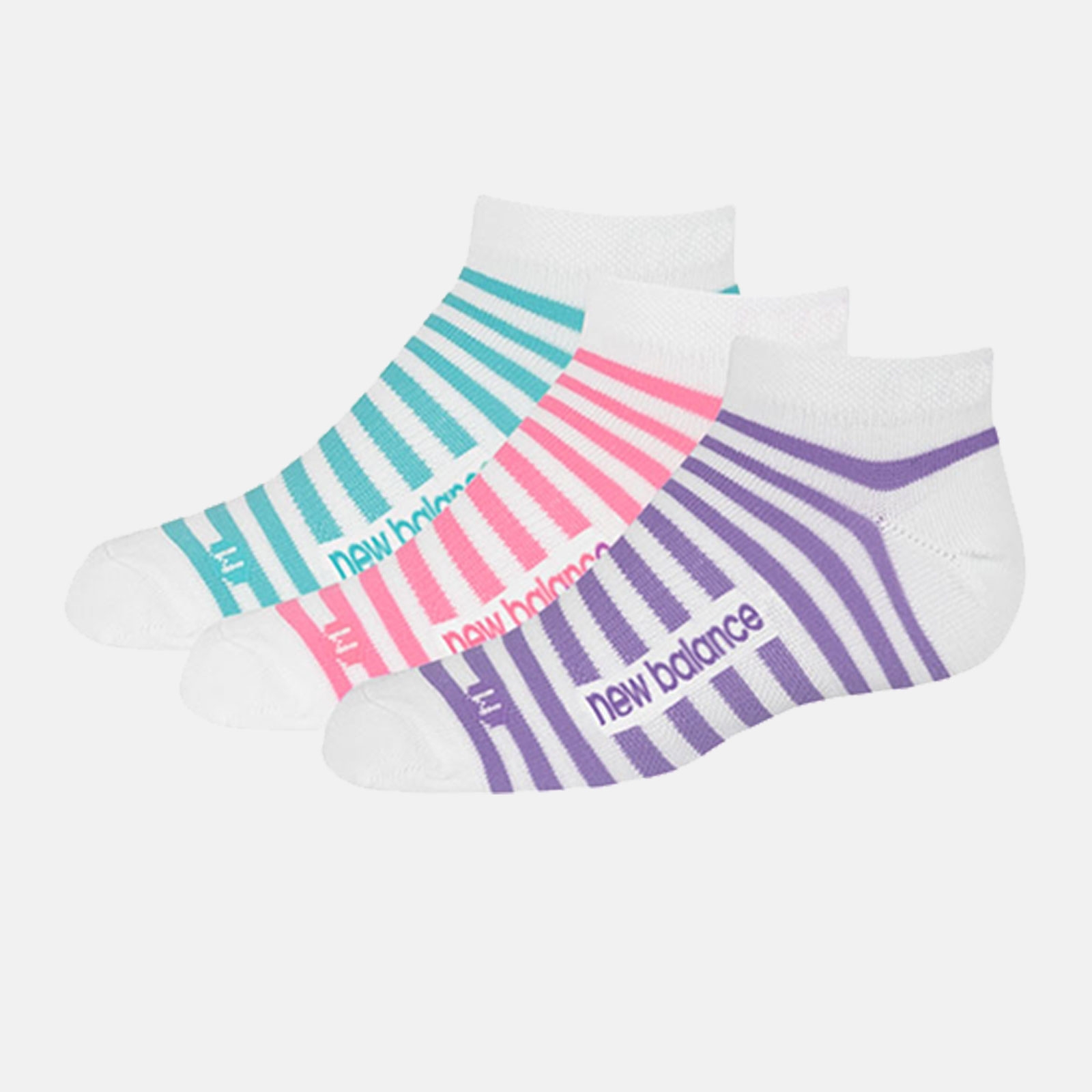 New Balance N850-6  STP2 X3 NO SHOW 6, Light Blue/Pink, large