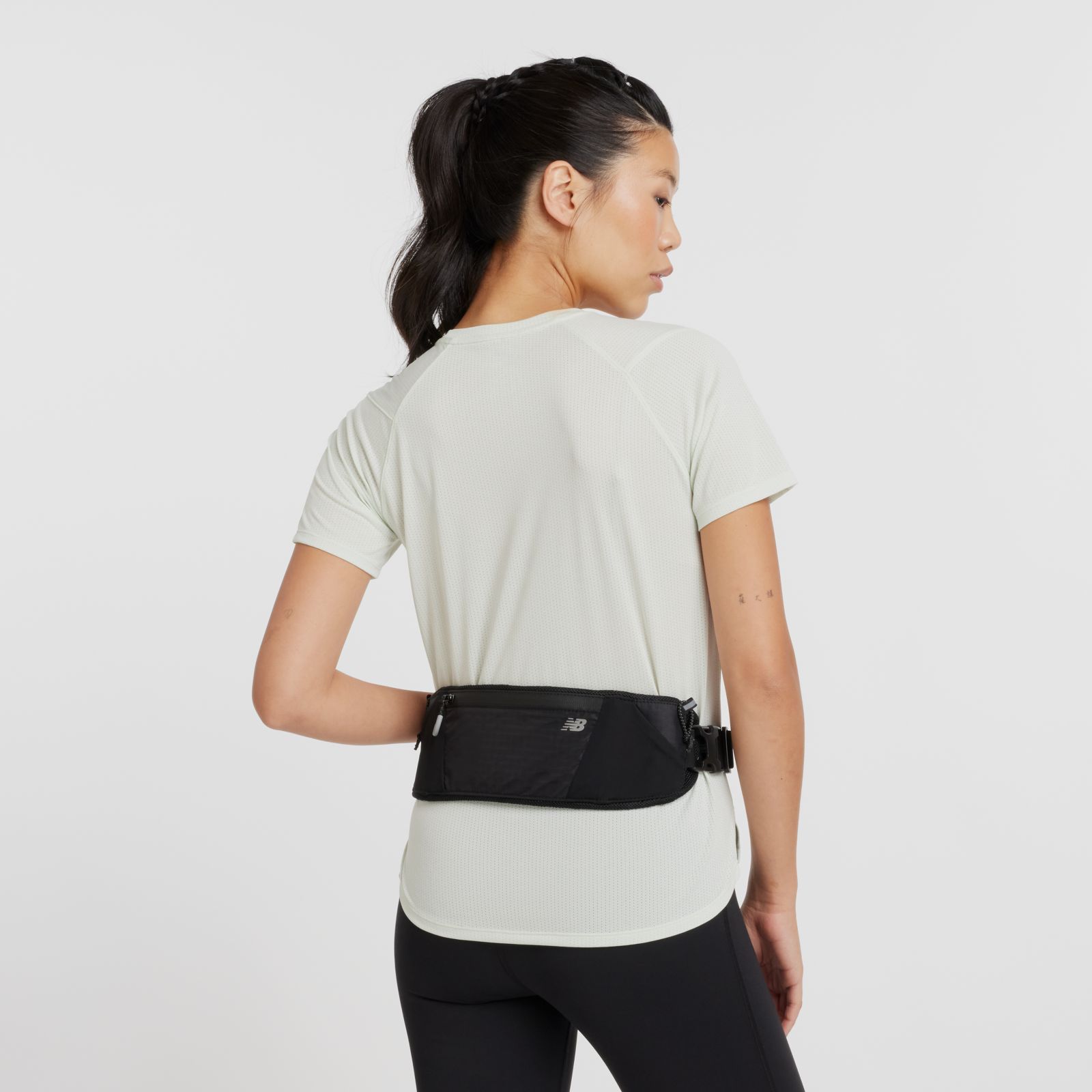 New Balance LAB23119BK RUNNING ACC BELT, Black, large