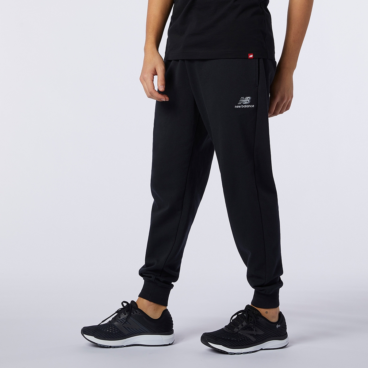 New Balance Pantalón Essentials Embroidered MP11590, Black, swatch