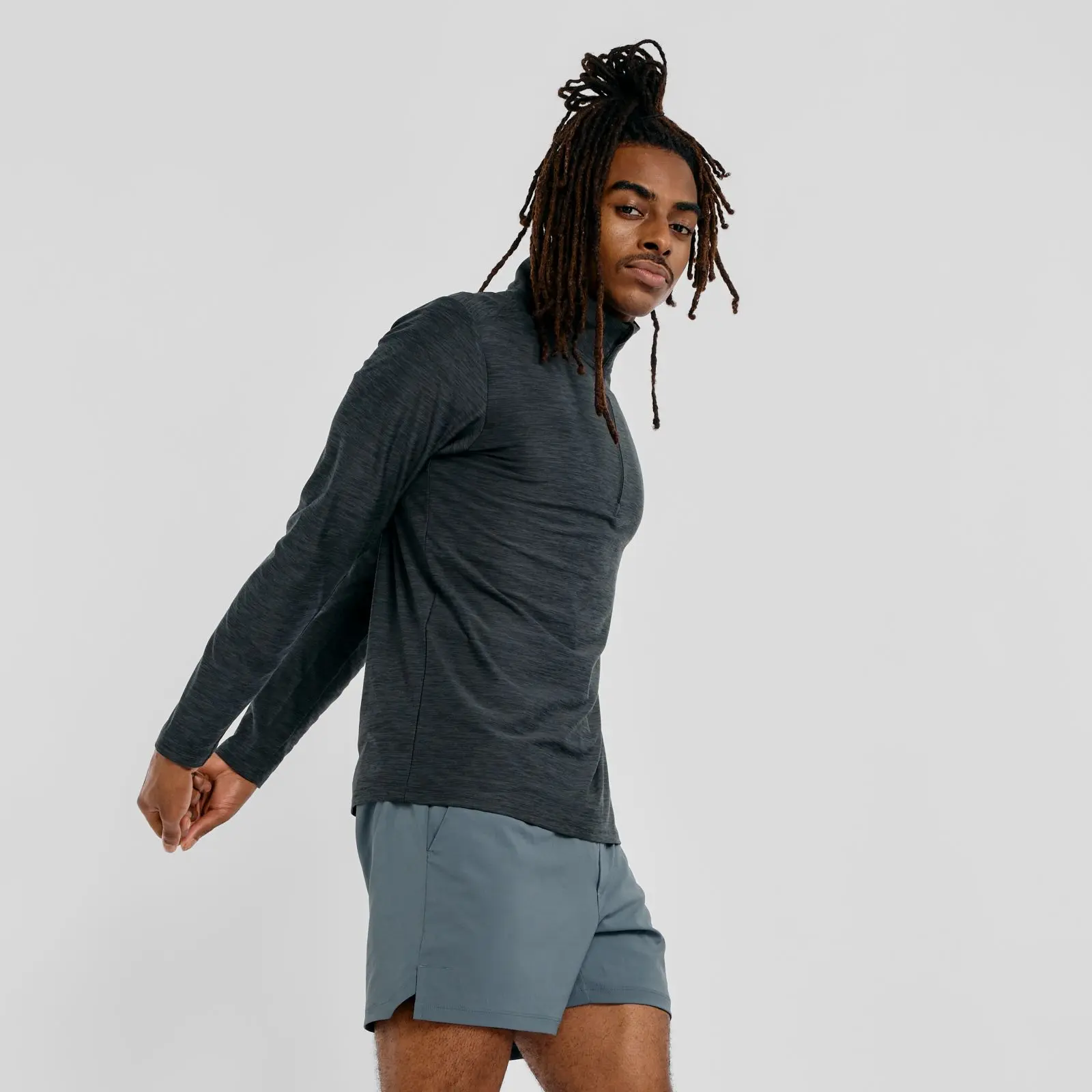 MT41915 SPACE DYE 1/4 ZIP