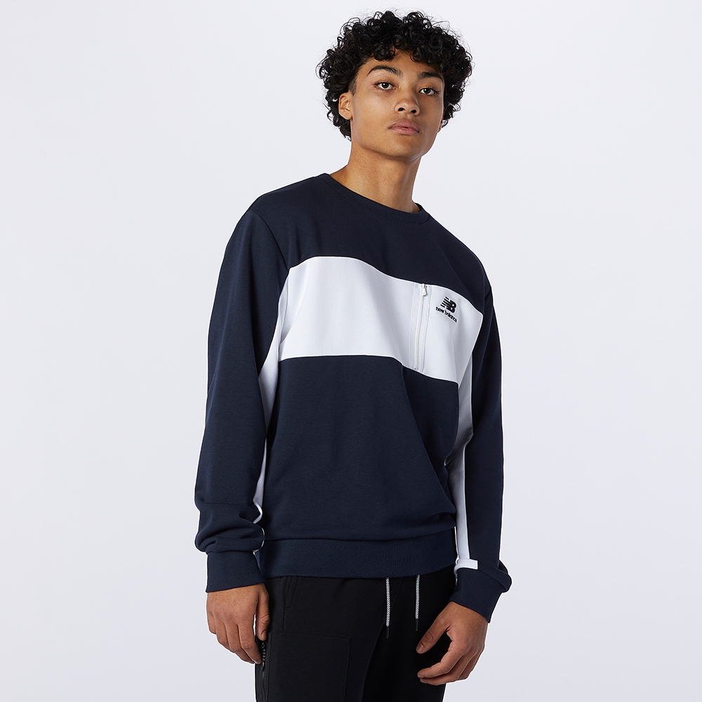 New Balance MT11501ECL NB Athletics Fleece, Navy, large