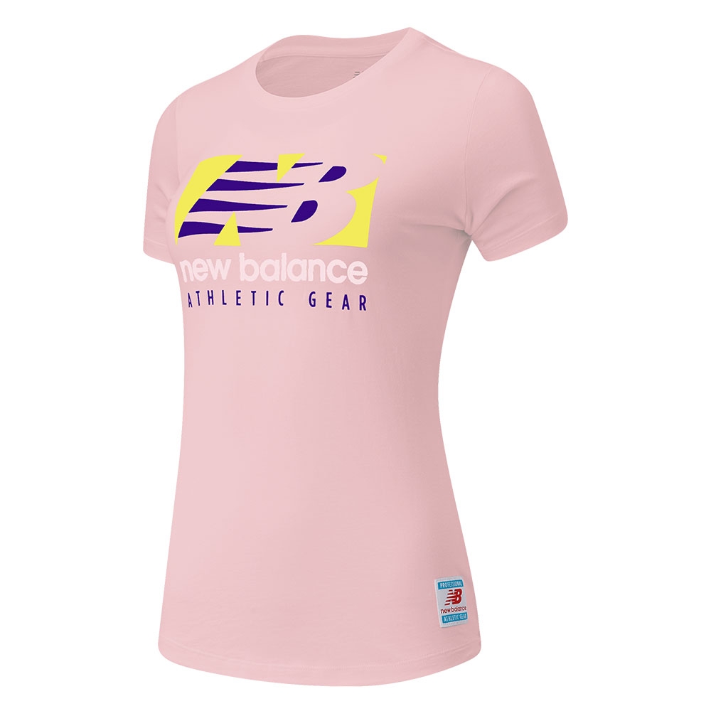 New Balance Remera Essentials Field Day Tee WT11507, Pink, large
