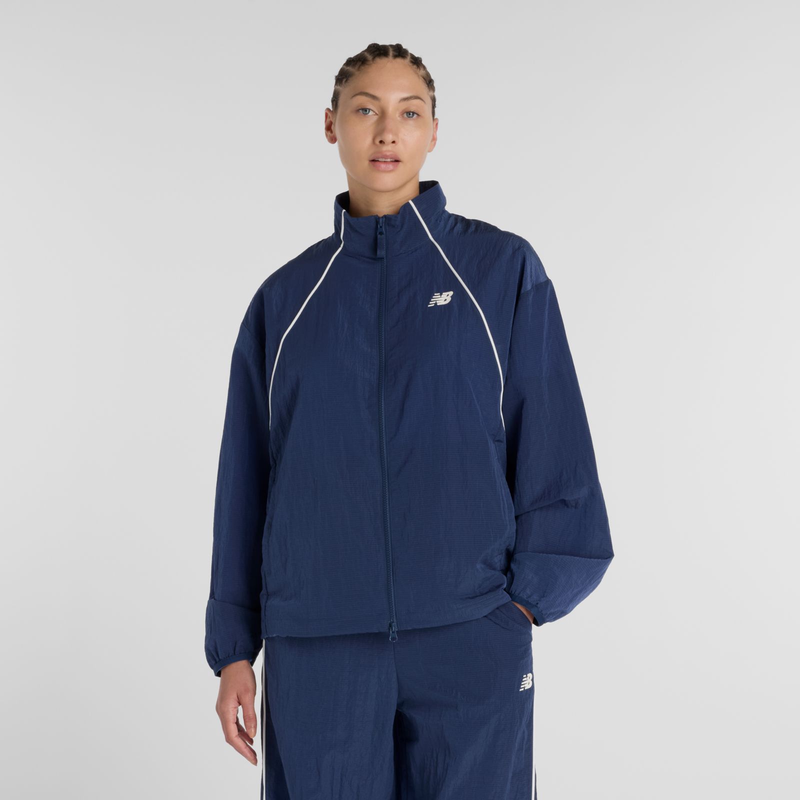 New Balance Campera Sport Legacy Jacket WJ6113KS, Navy, swatch