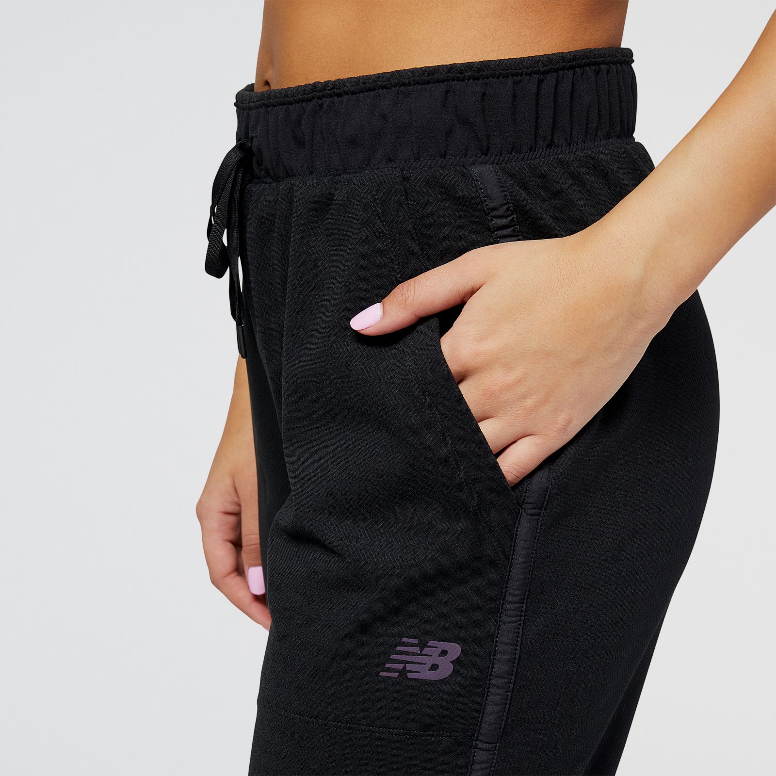 New Balance Pantal&oacute;n Q Speed Jogger WP23287, Black, large