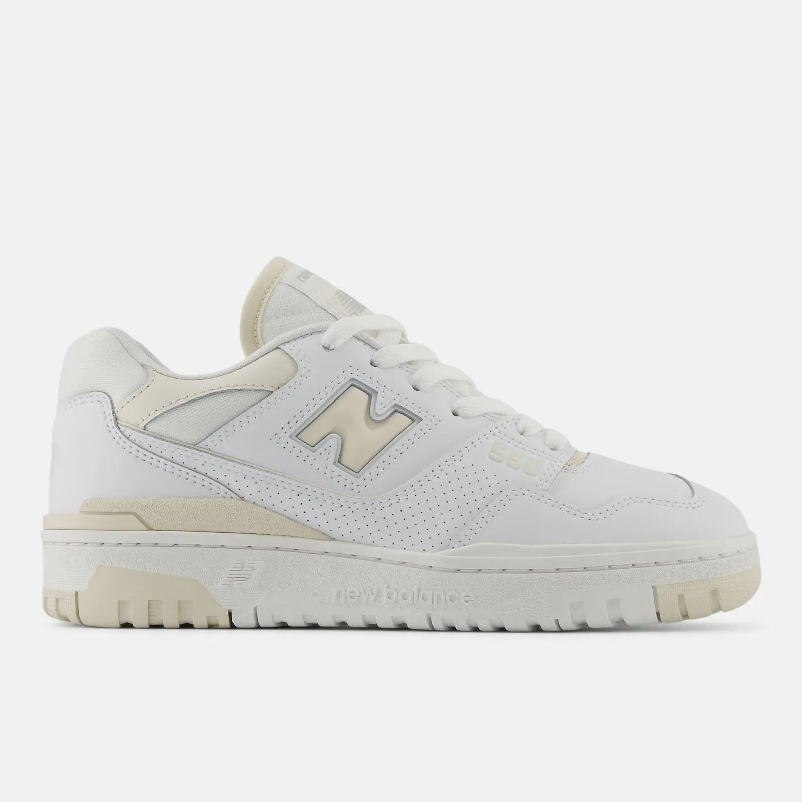 New Balance 550, white, swatch