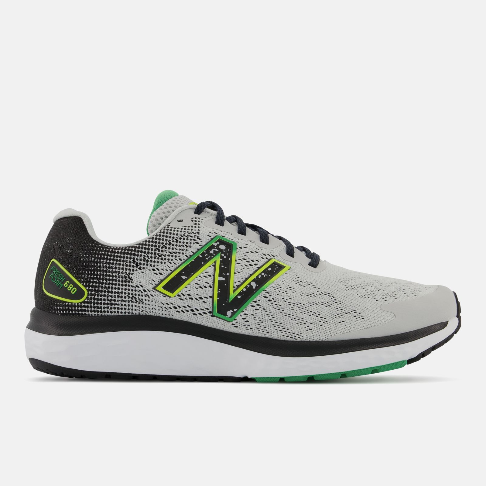 New Balance Fresh Foam 680 v7, Grey/Black, swatch