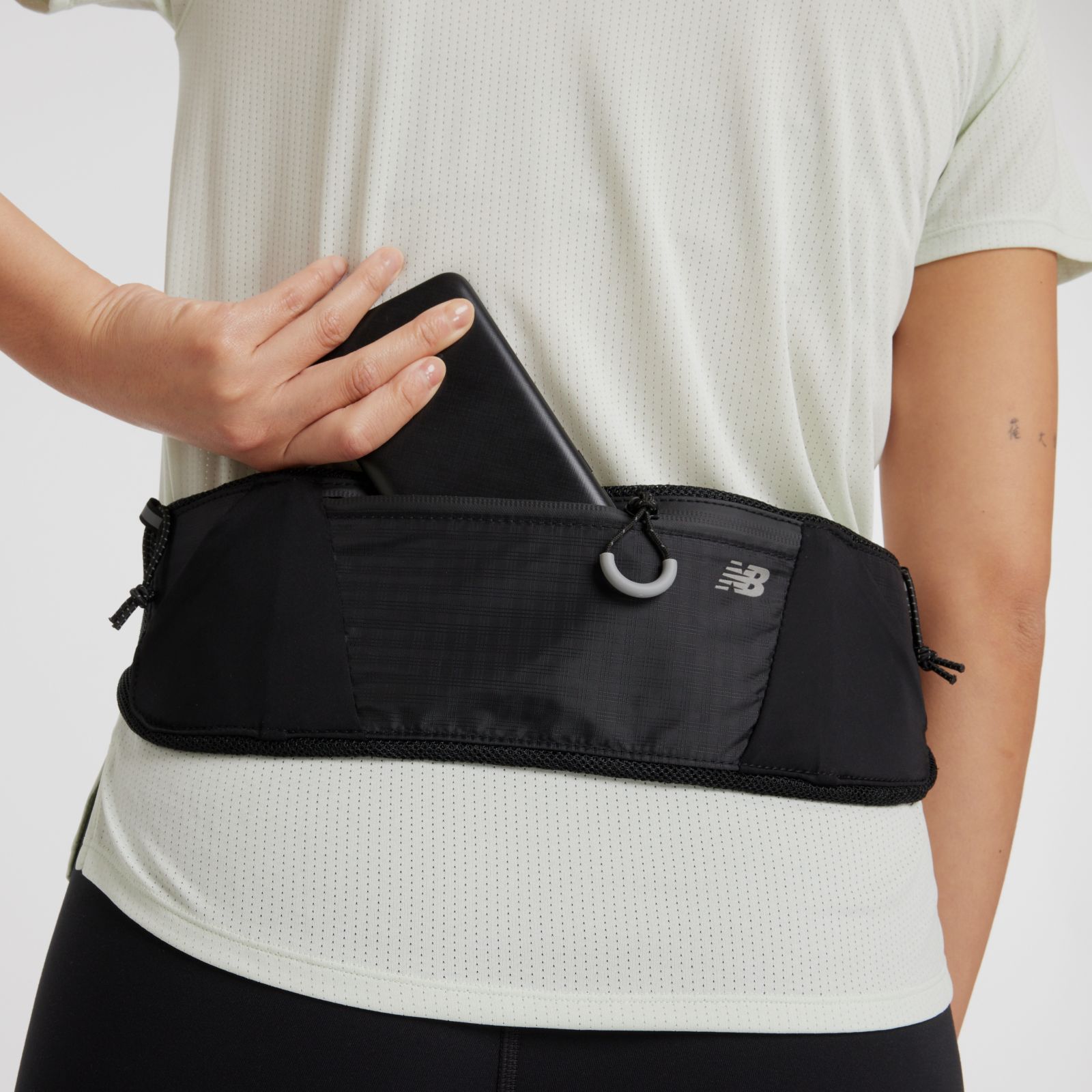 New Balance LAB23119BK RUNNING ACC BELT, Black, large