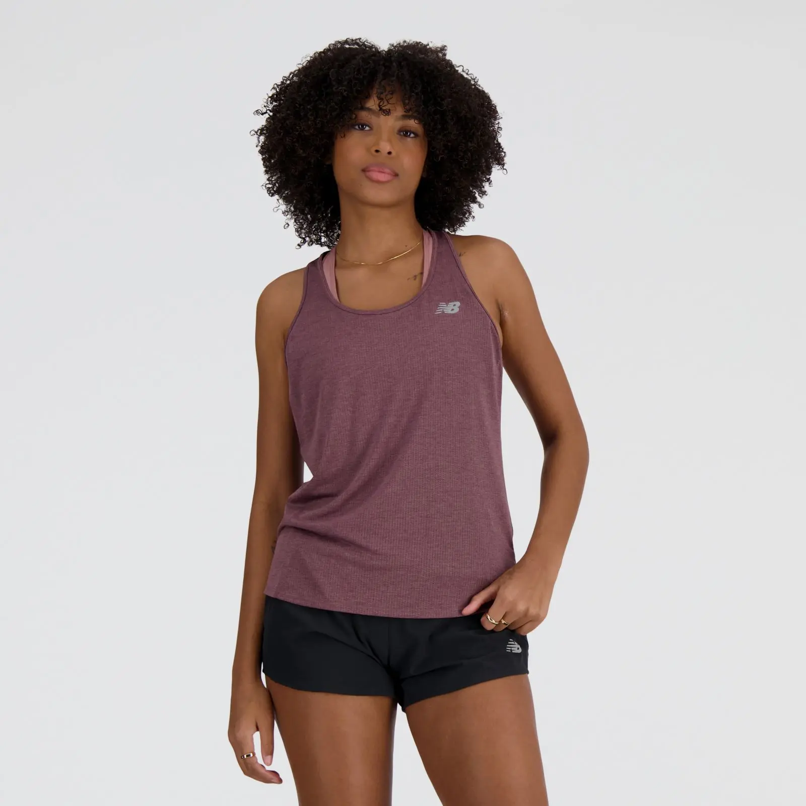 New Balance Remera Athletics Tank WT41250, licorice, swatch