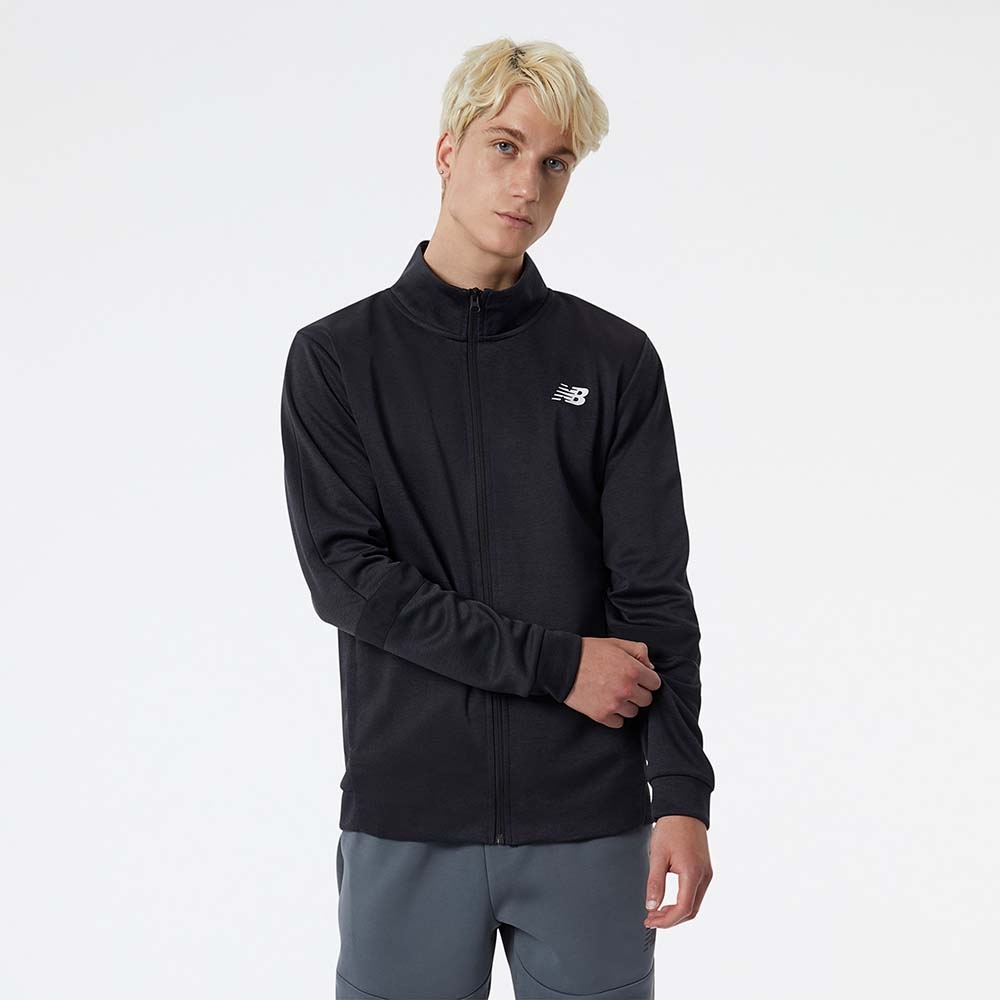 New Balance MJ21090BK Tenacity Knit Jacket, Black, large
