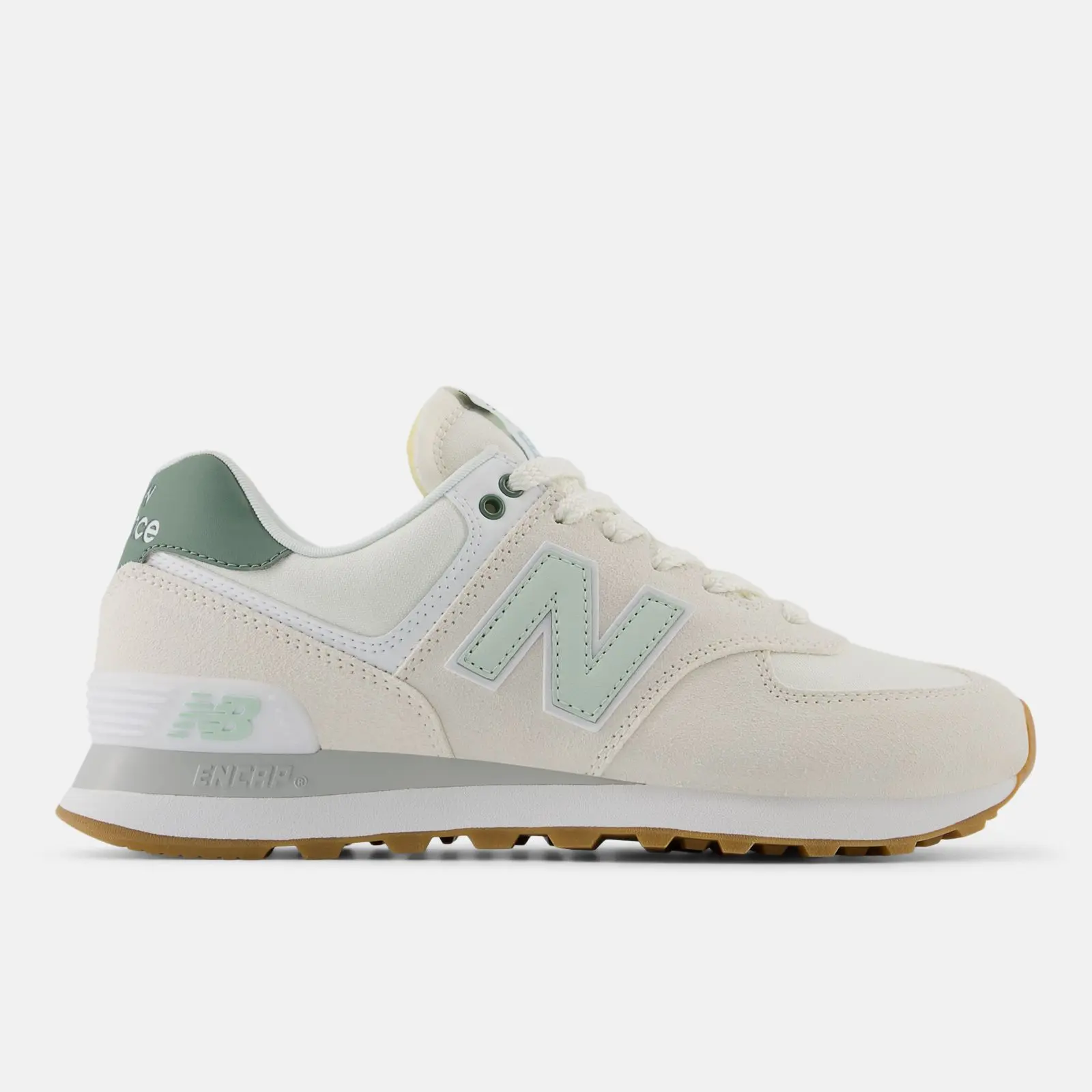 New Balance 574, Sea salt/new spruce, swatch