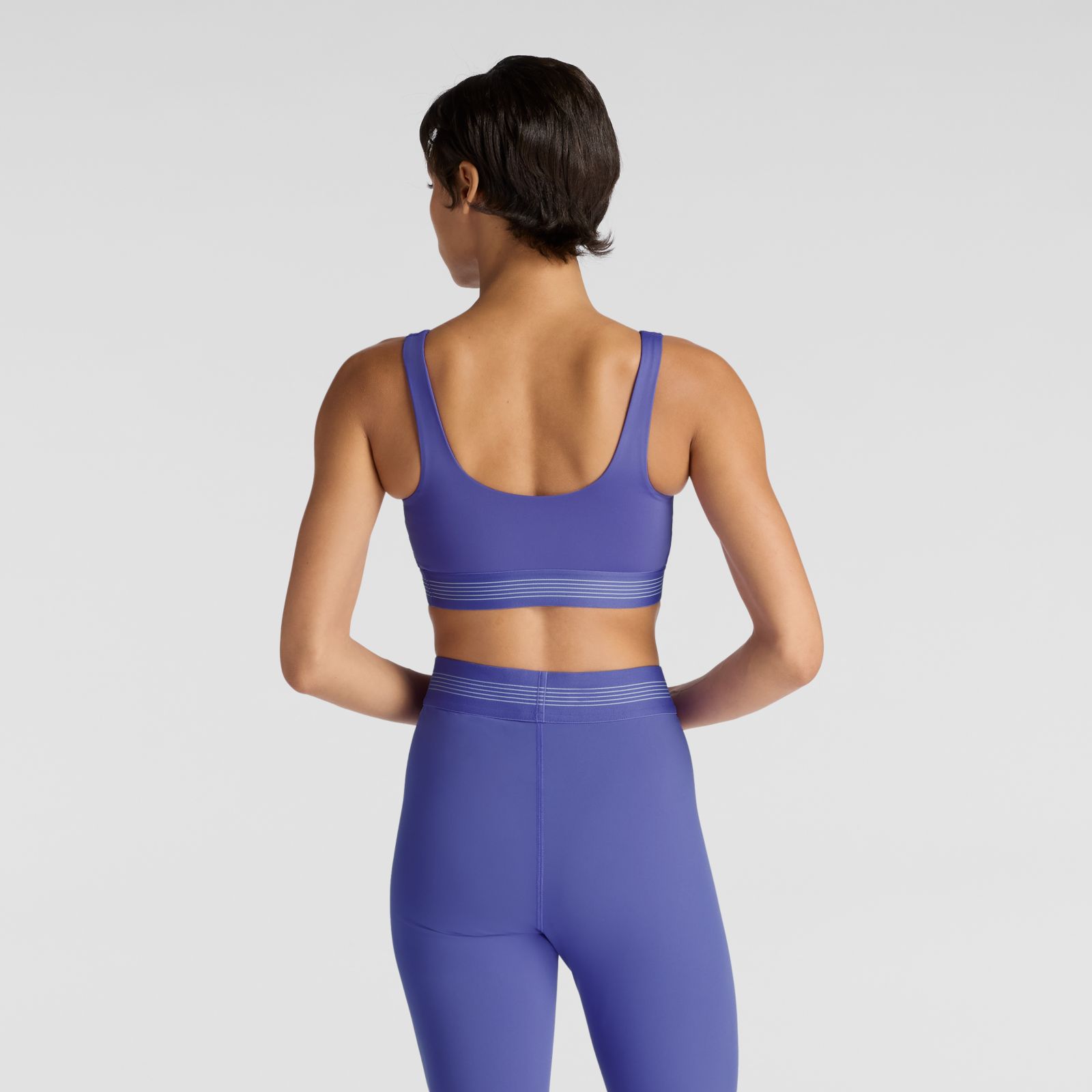 New Balance WB61Q0QKEPU AC Train Bra Women, Electric Purple, large image number 2