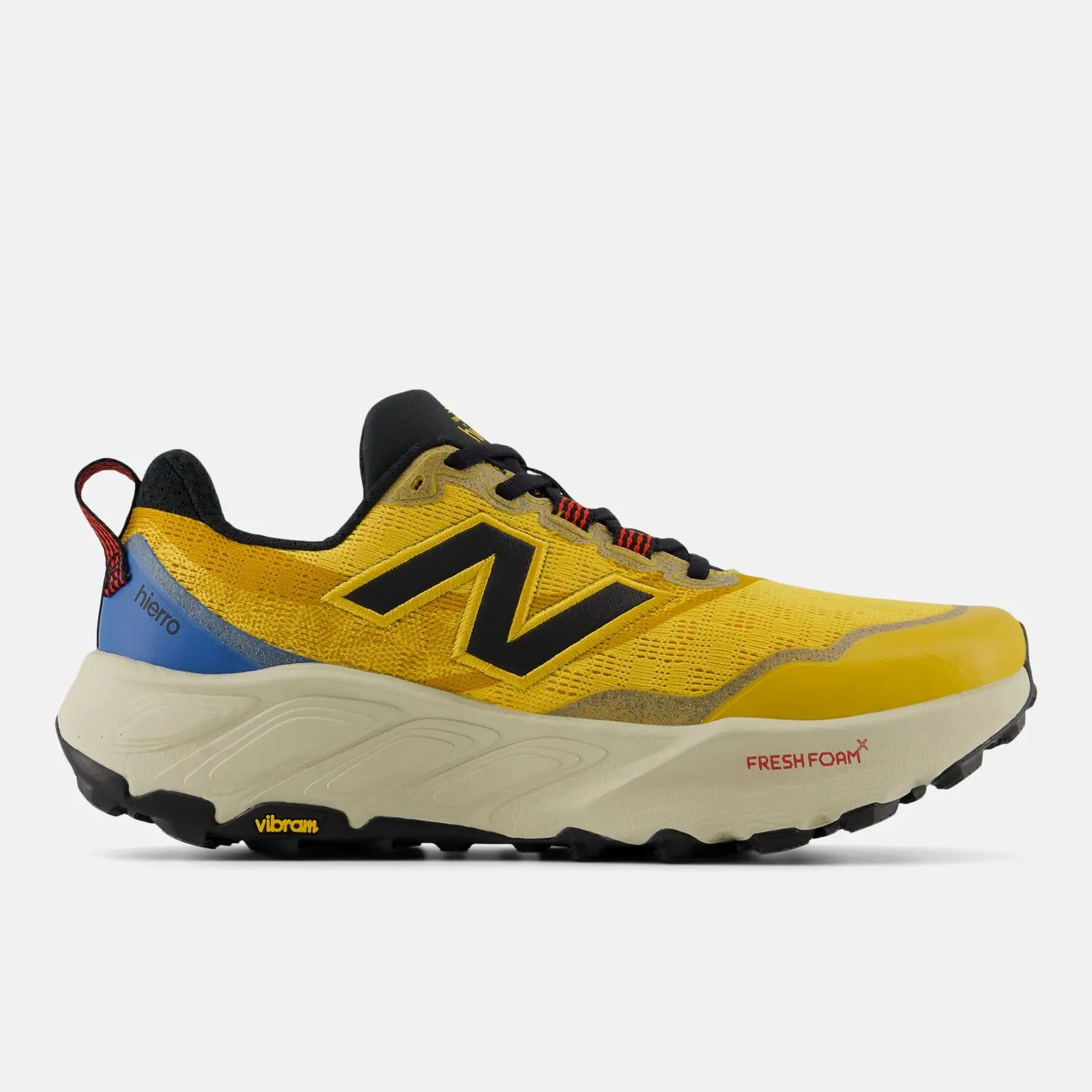 New Balance Fresh Foam X Hierro v9, Marmalade/Black/Sea Stone, swatch