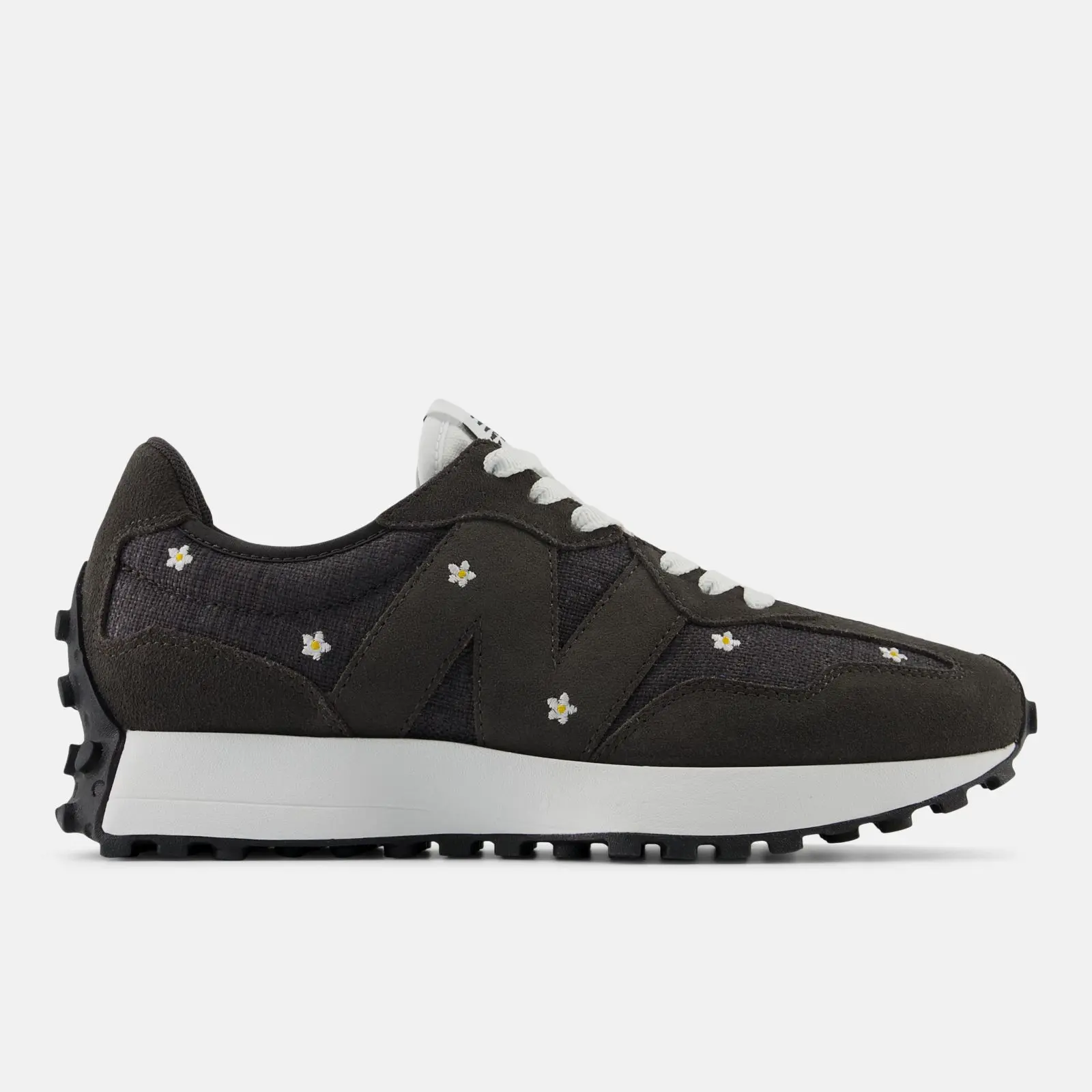New Balance 327, Black, swatch