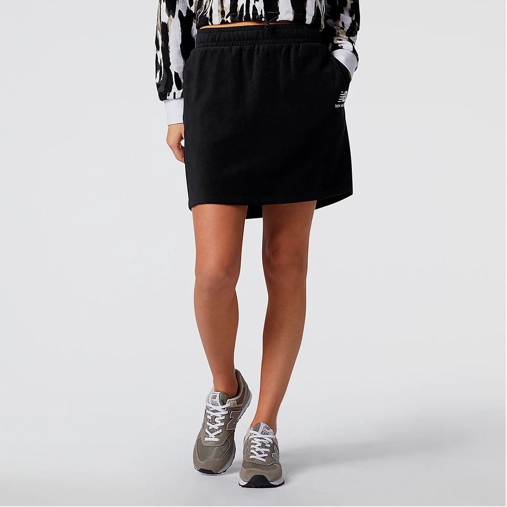 New Balance Falda Athletics Collide Terry WK11501, Black, large