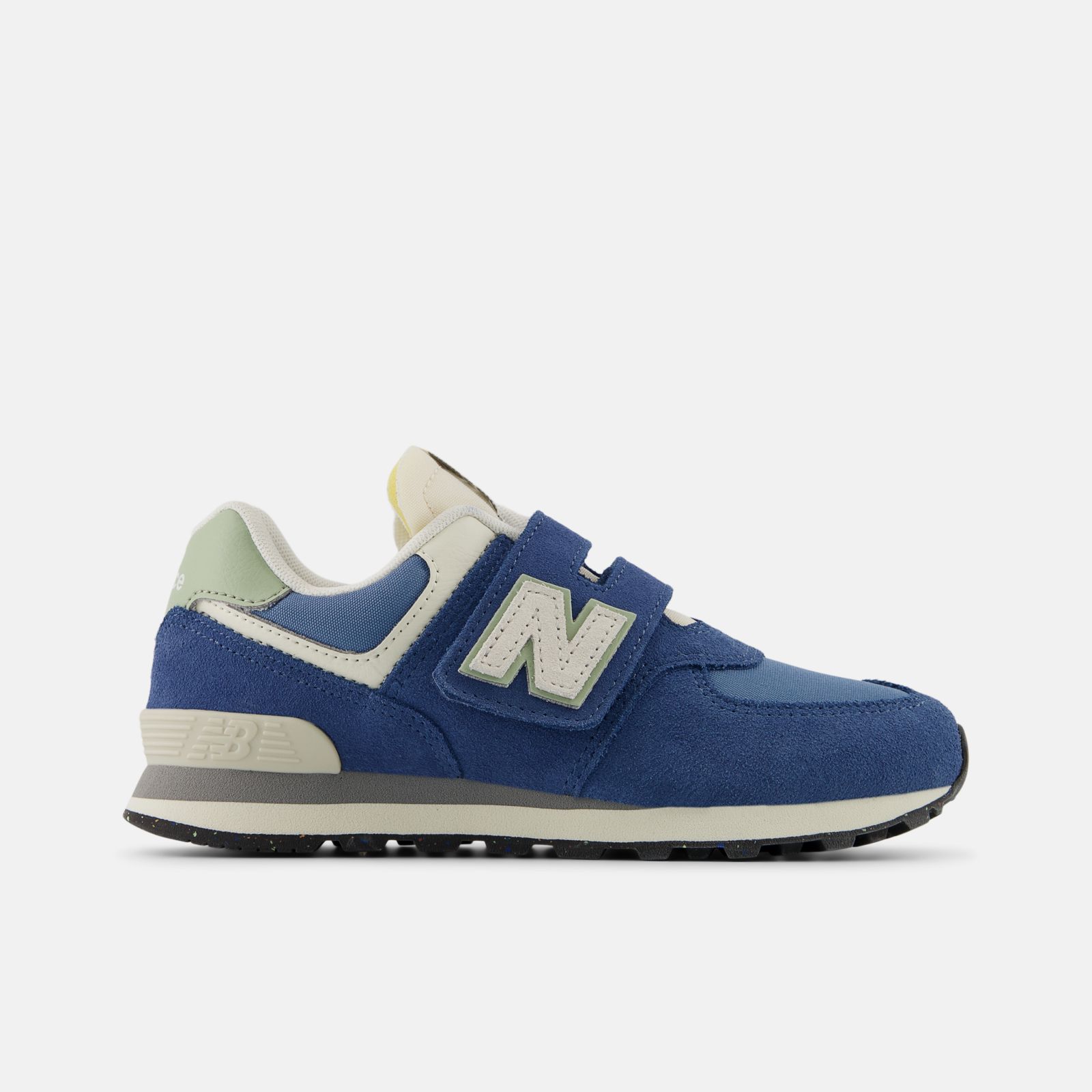 New Balance 574 Hook & Loop Pregrade, blue, swatch