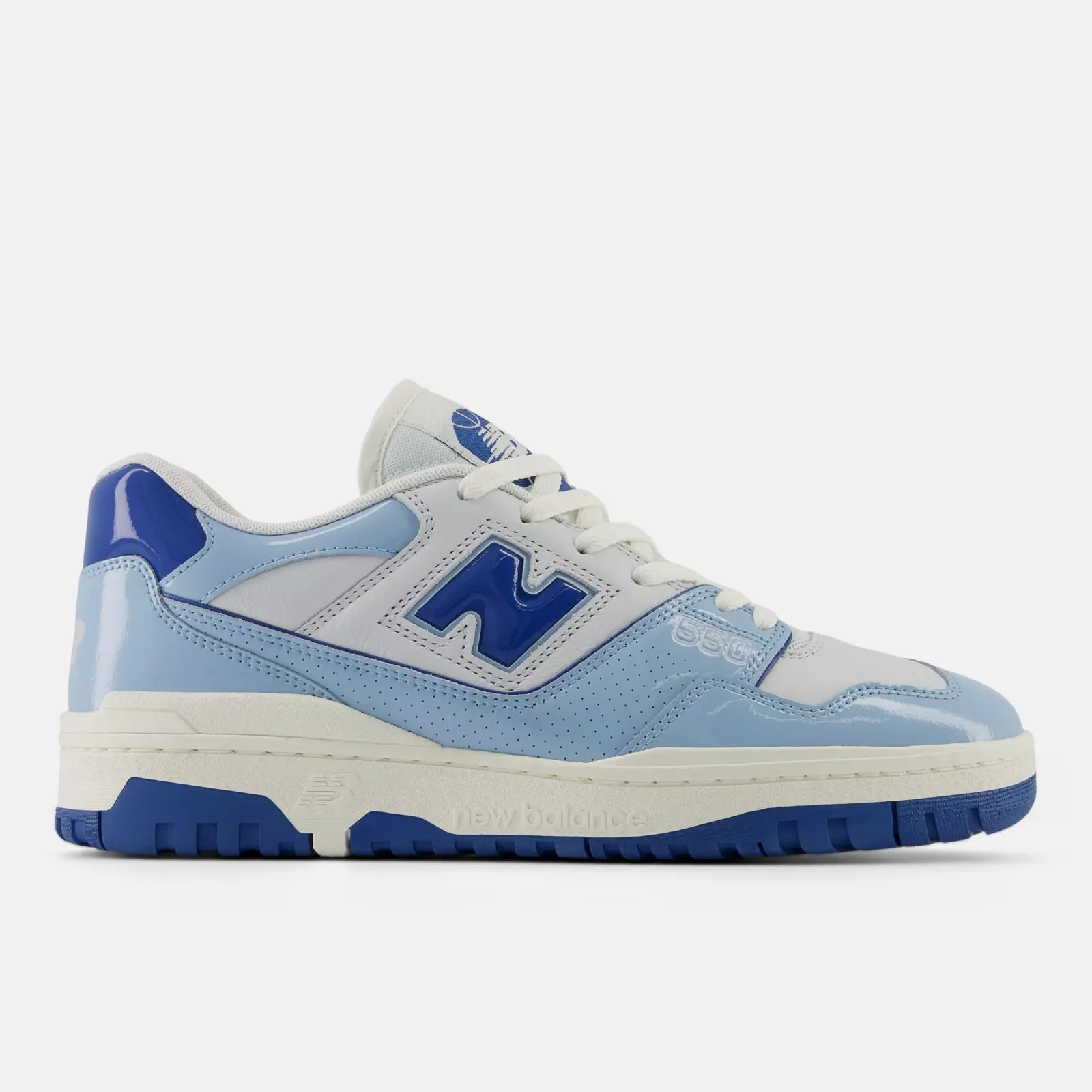 New Balance 550, white/blue, swatch