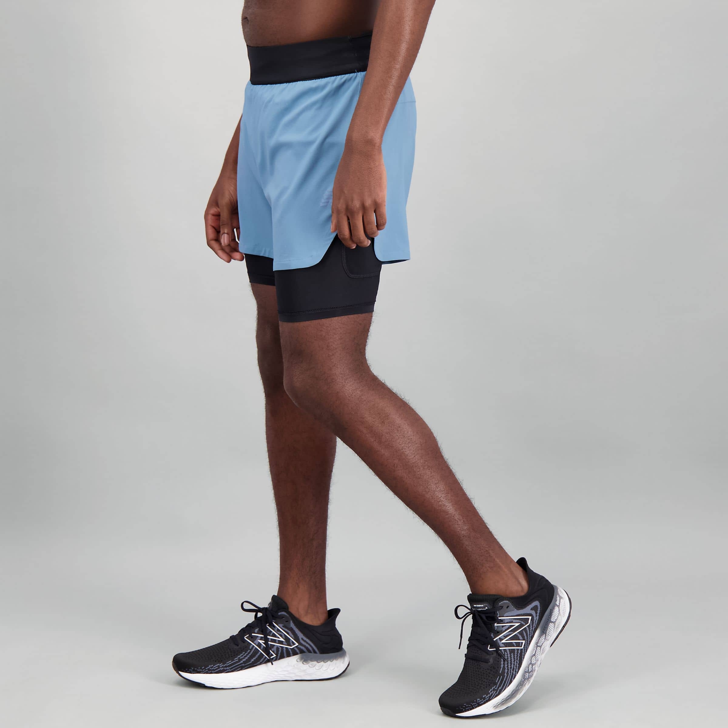 New Balance MS11279SGD Q Speed Fuel 2 in 1, Light blue/Black, large