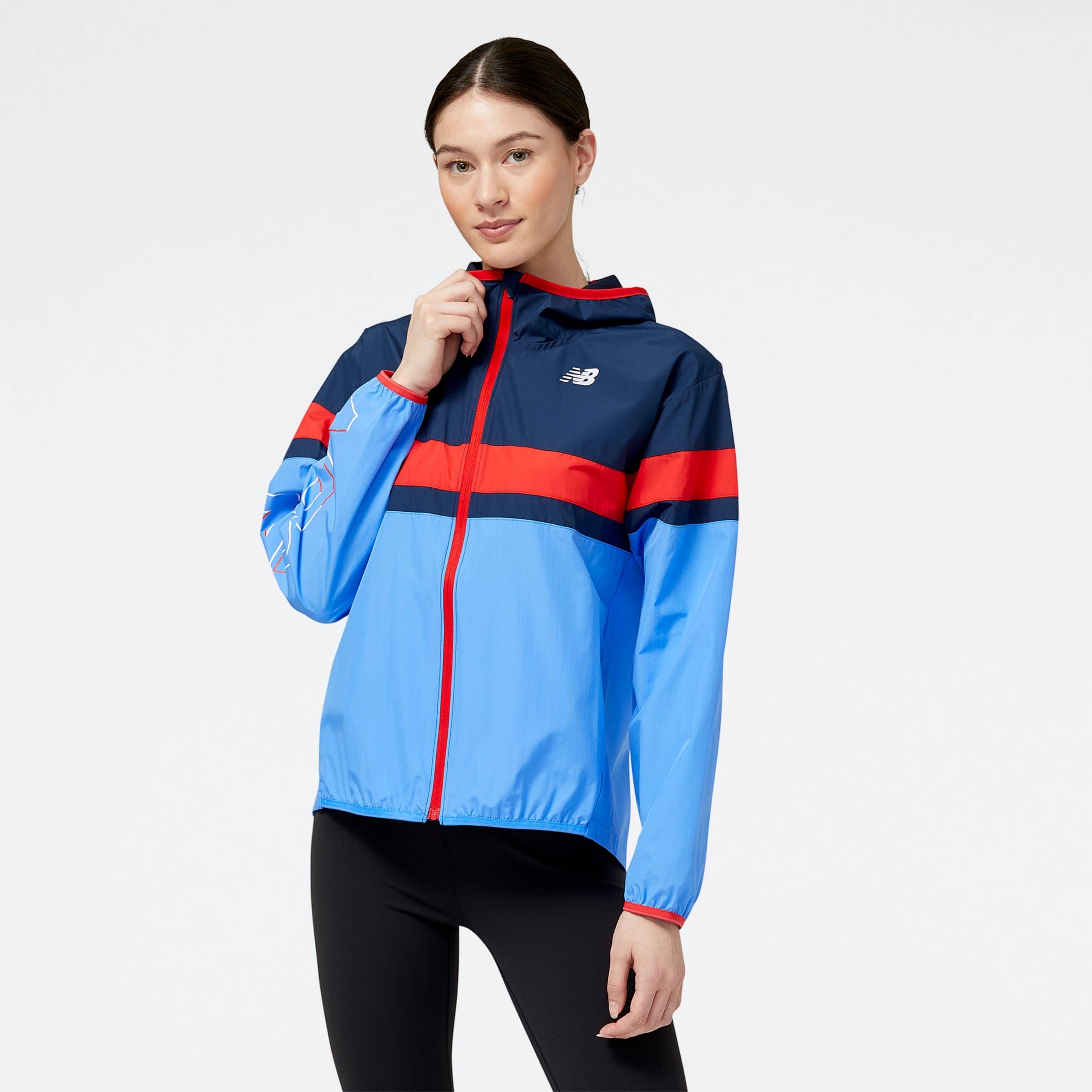 New Balance Campera Printed Accelerate WJ23237, Light blue, swatch